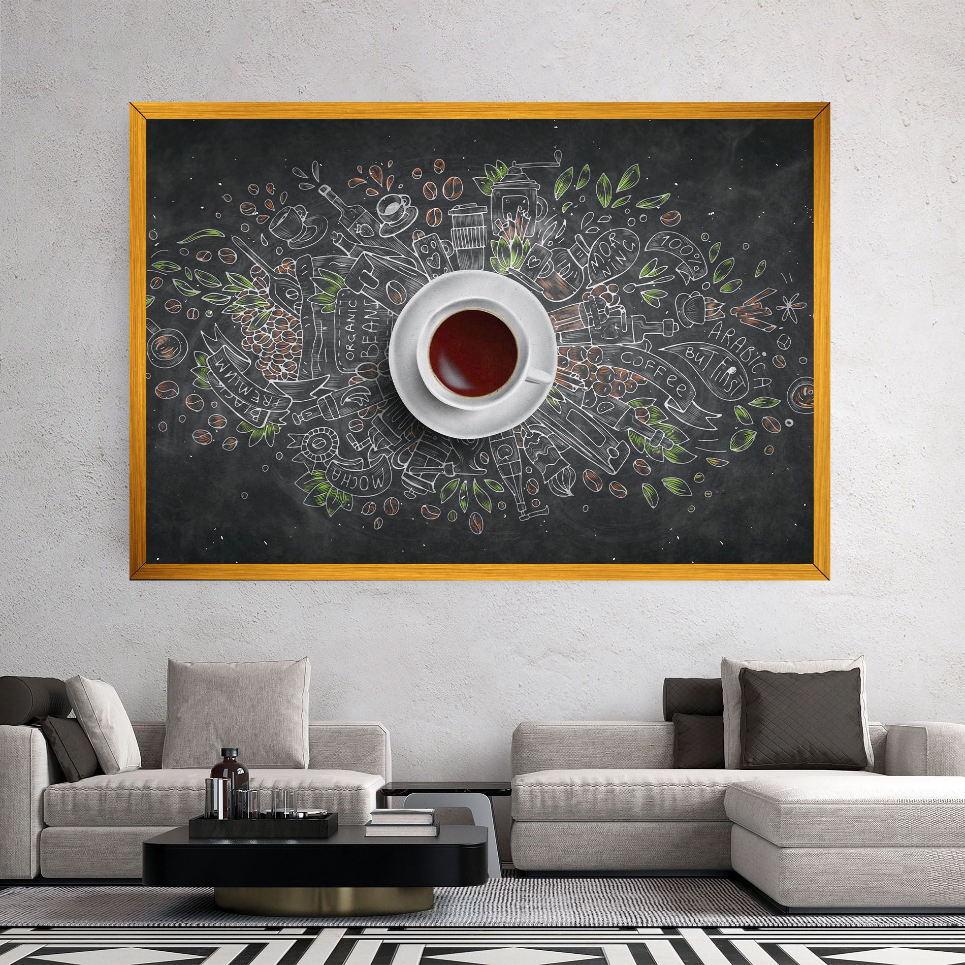 Black Board Coffee mockup 2