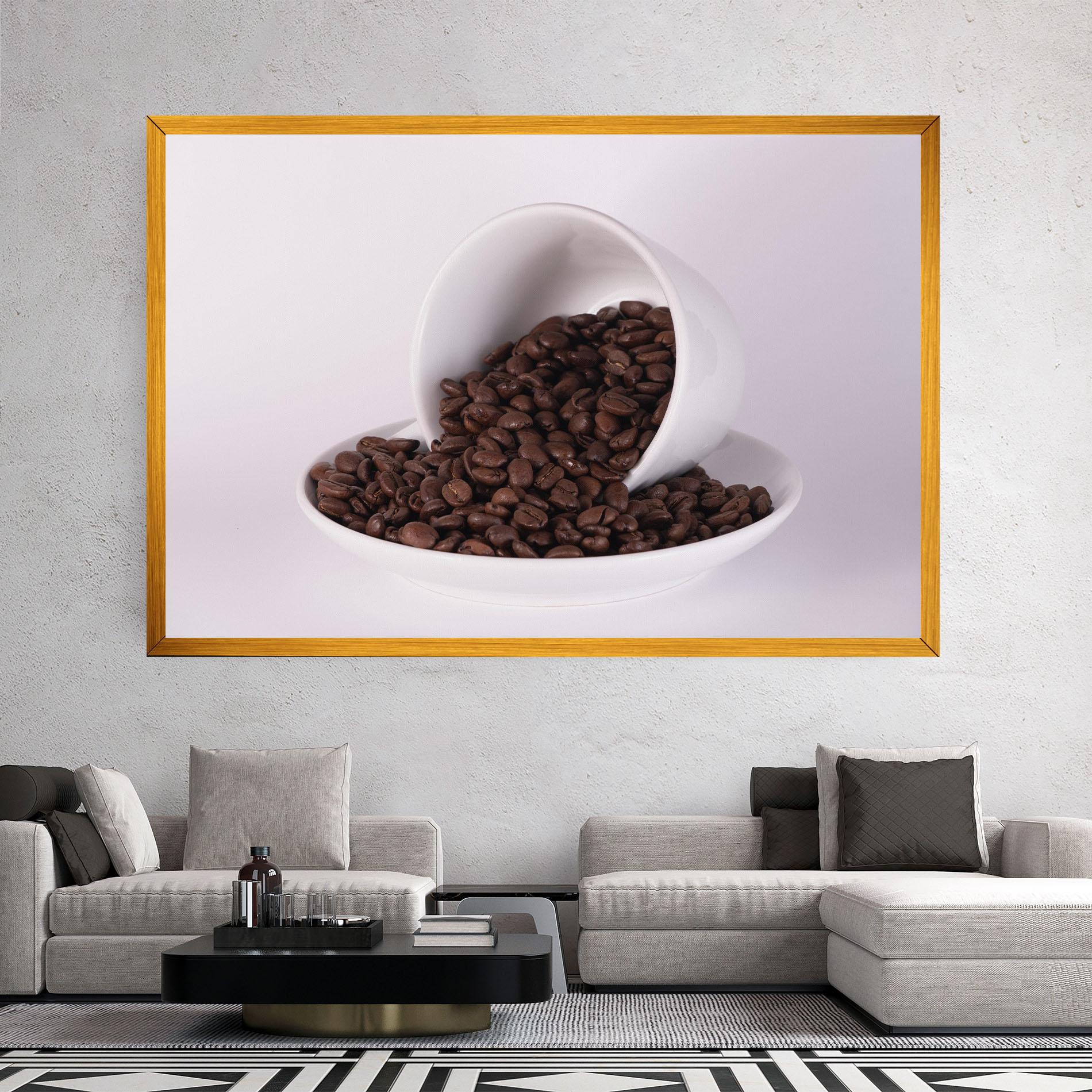 Vászonkép Bowl Of Coffee mockup 2