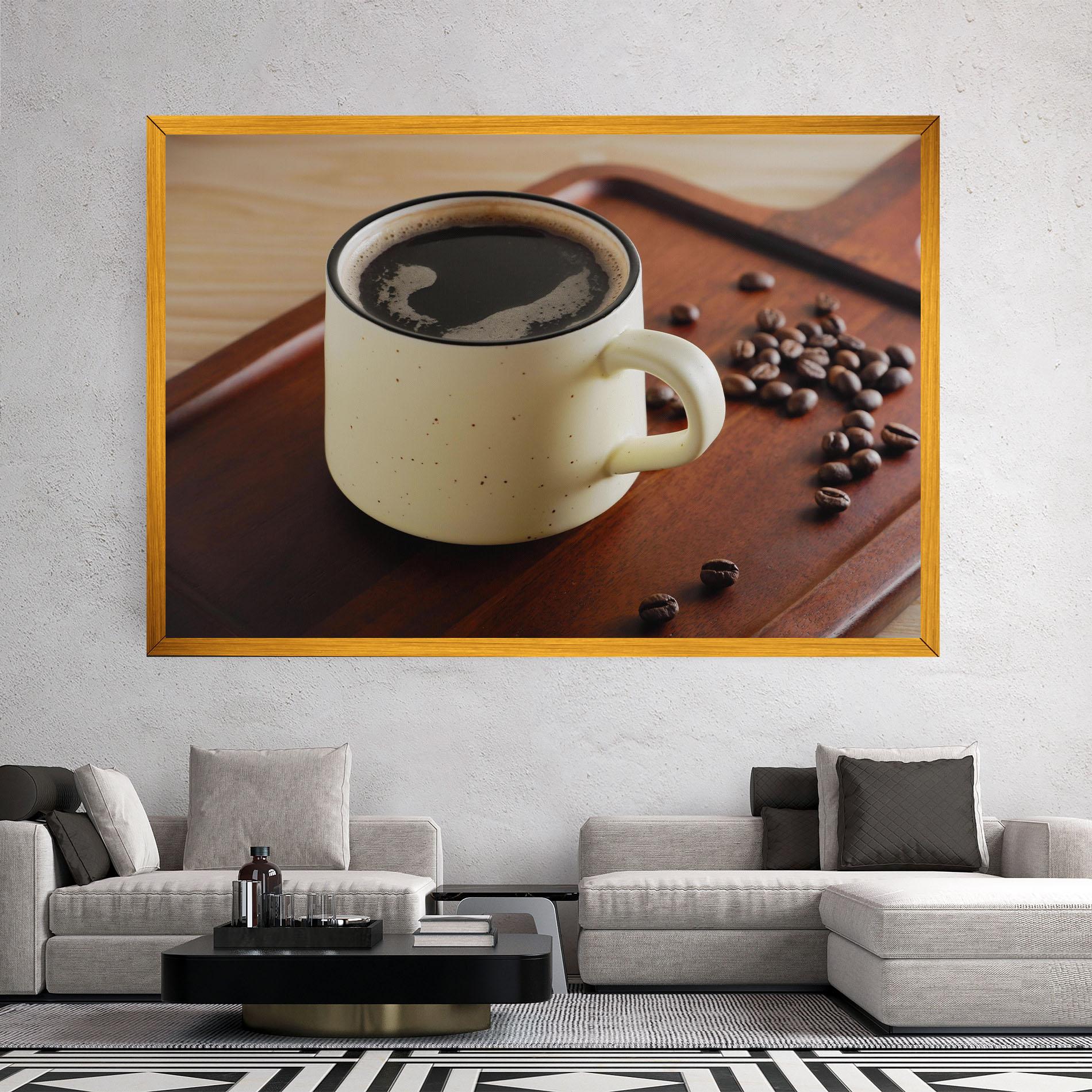 Vászonkép Coffee Served mockup 2