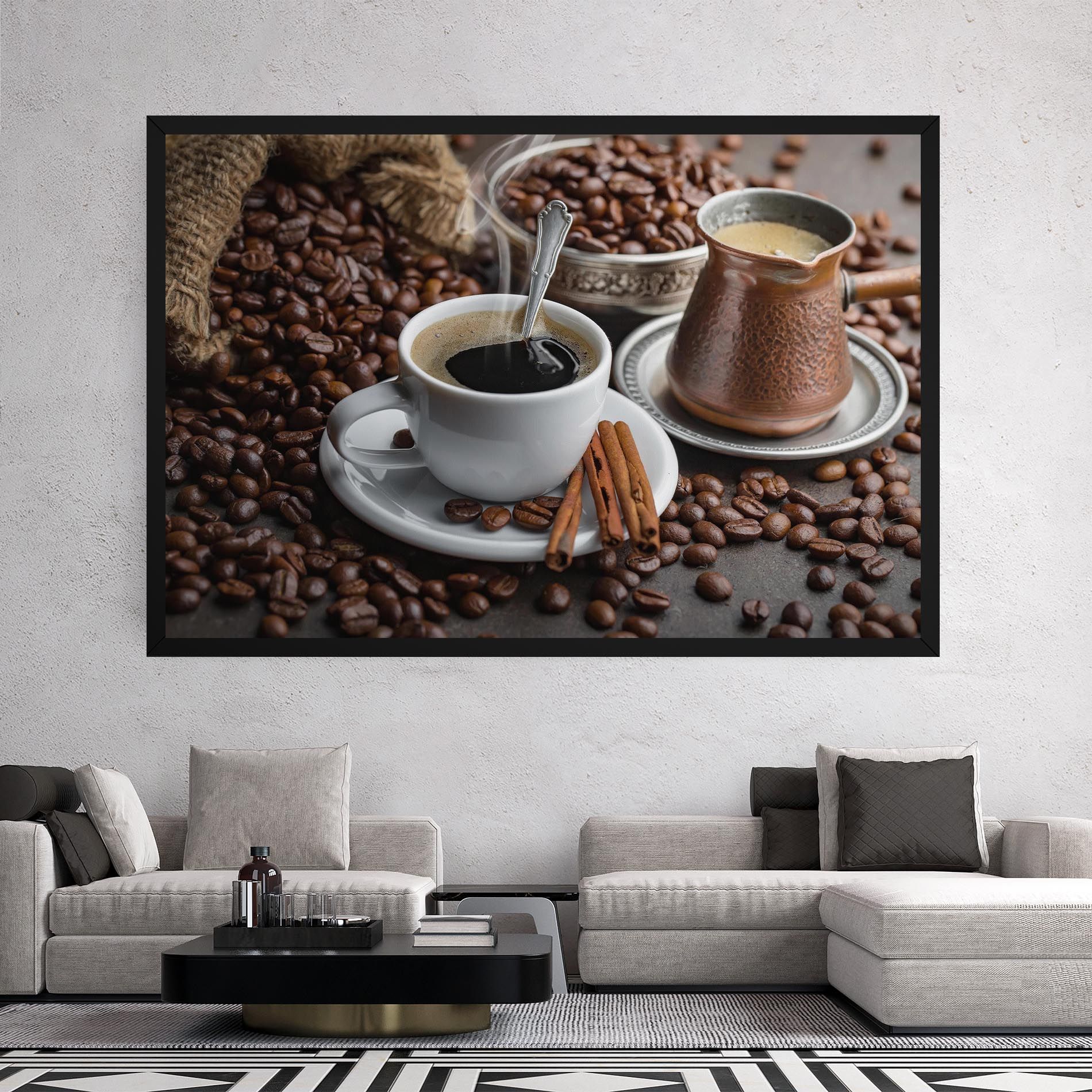 Black Coffee Beans mockup 2