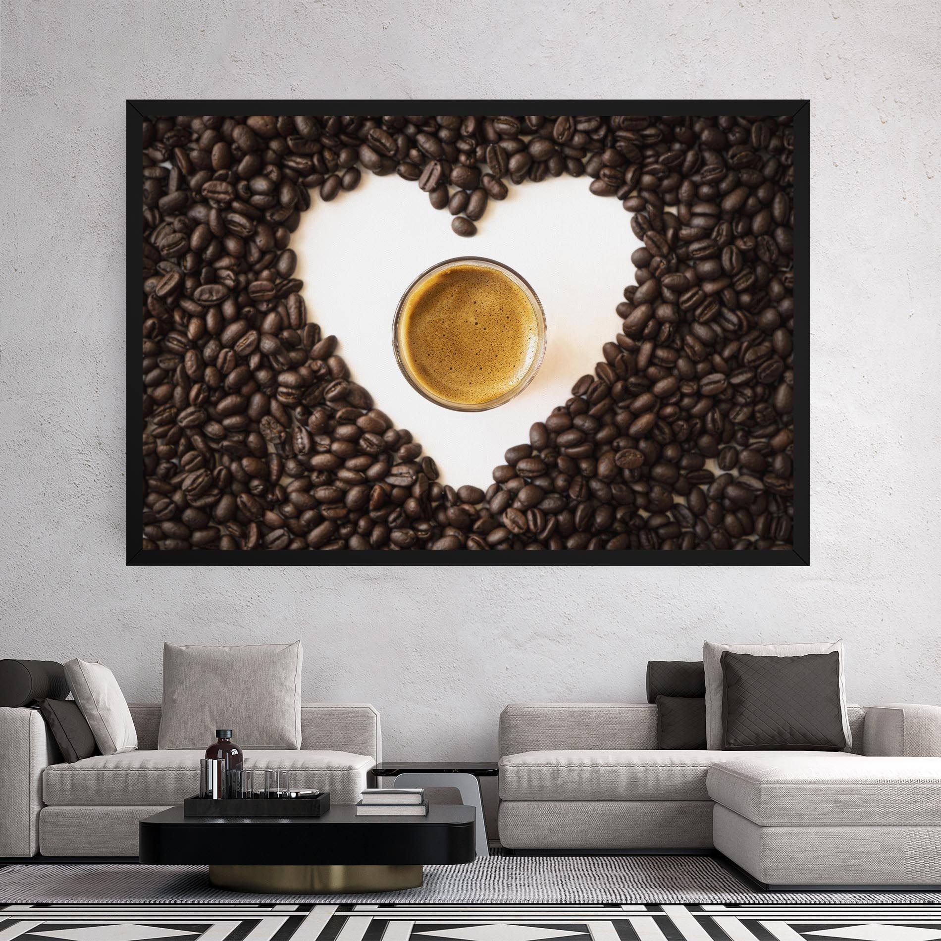 Coffee Bean Heart mockup 2
