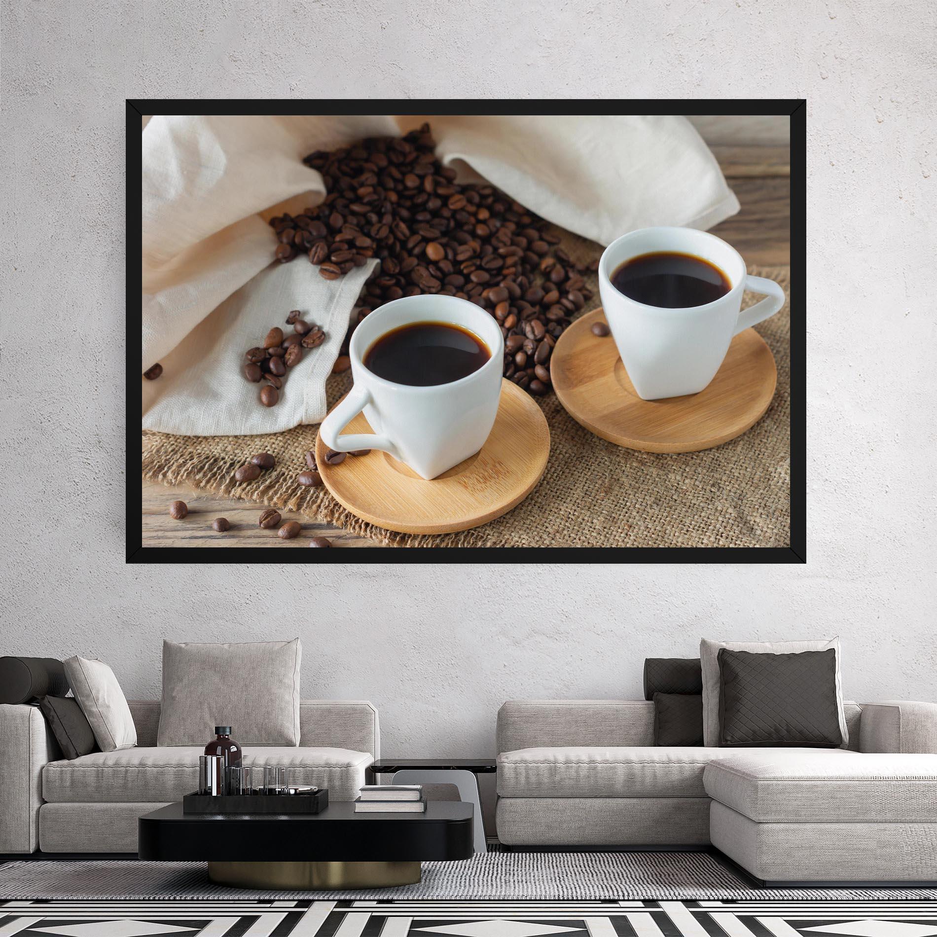 Vászonkép Fresh Espresso mockup 2