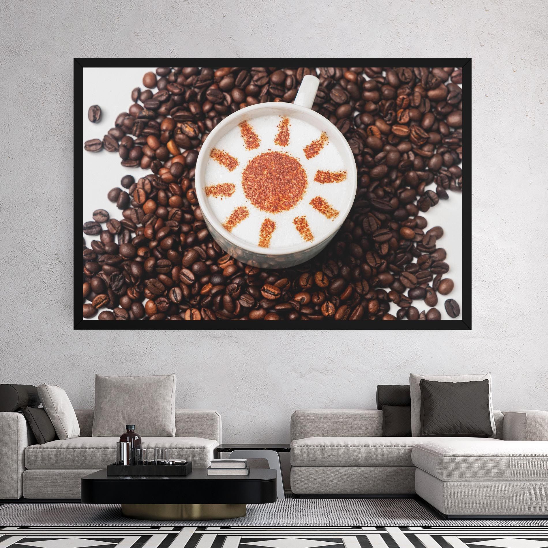 Sun Pattern Coffee mockup 2