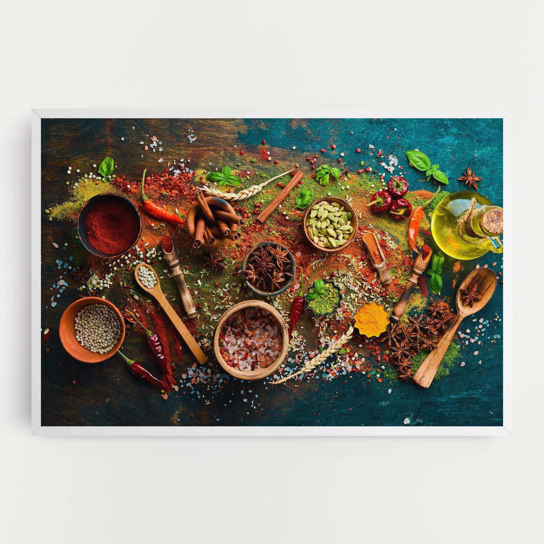 Vászonkép Seasonings Mix mockup 0