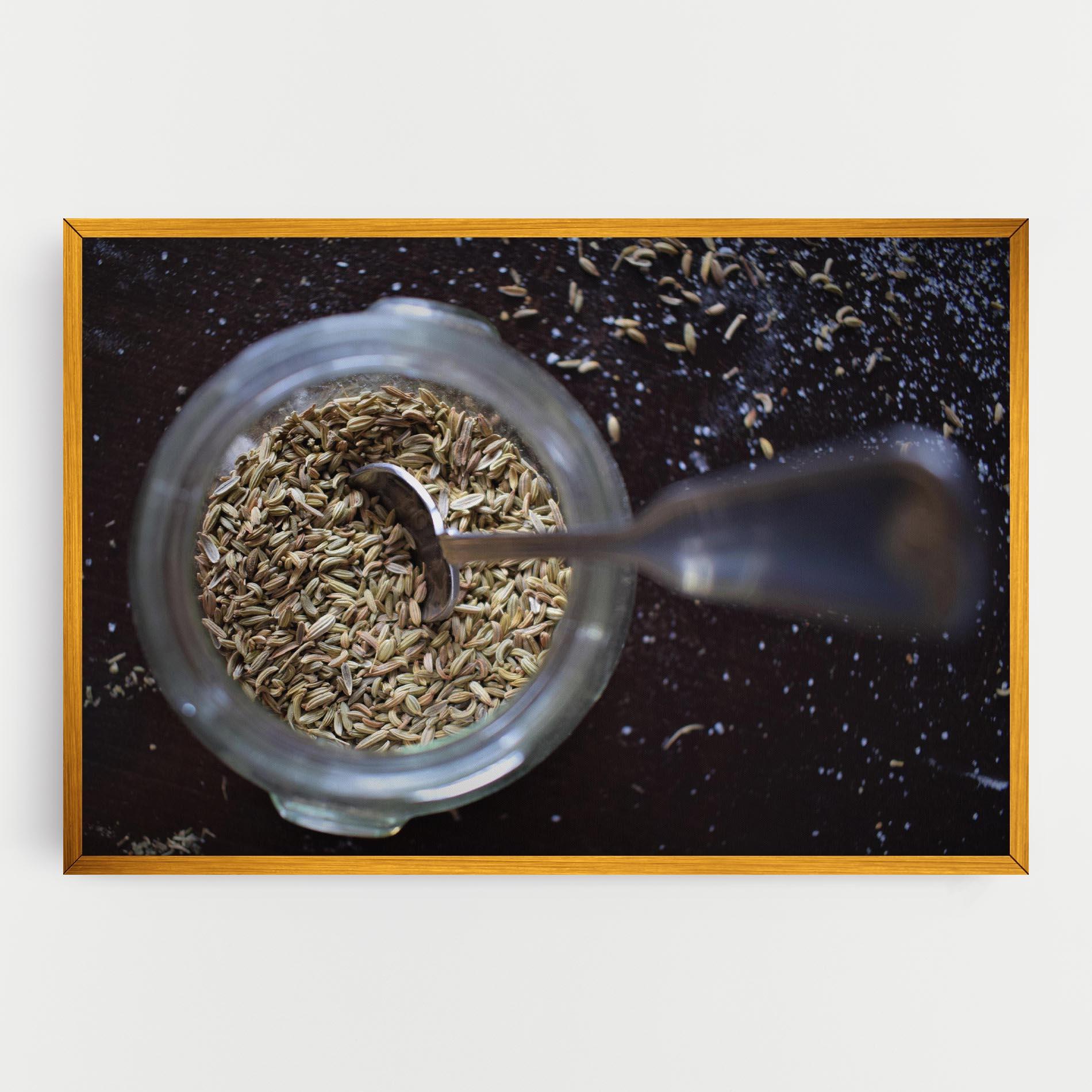 Vászonkép Jar With Spices mockup 0