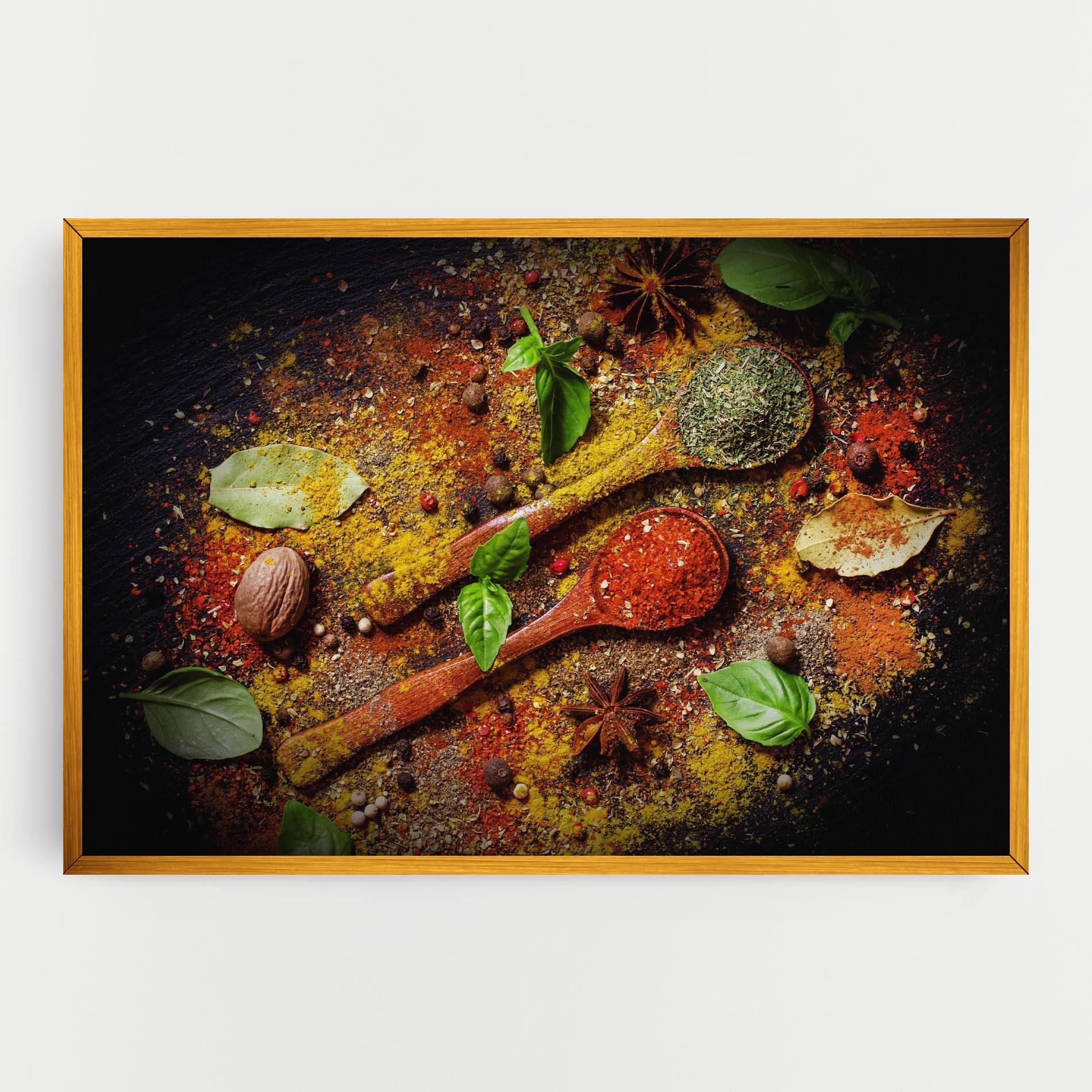 Vászonkép Oriental Spices mockup 0