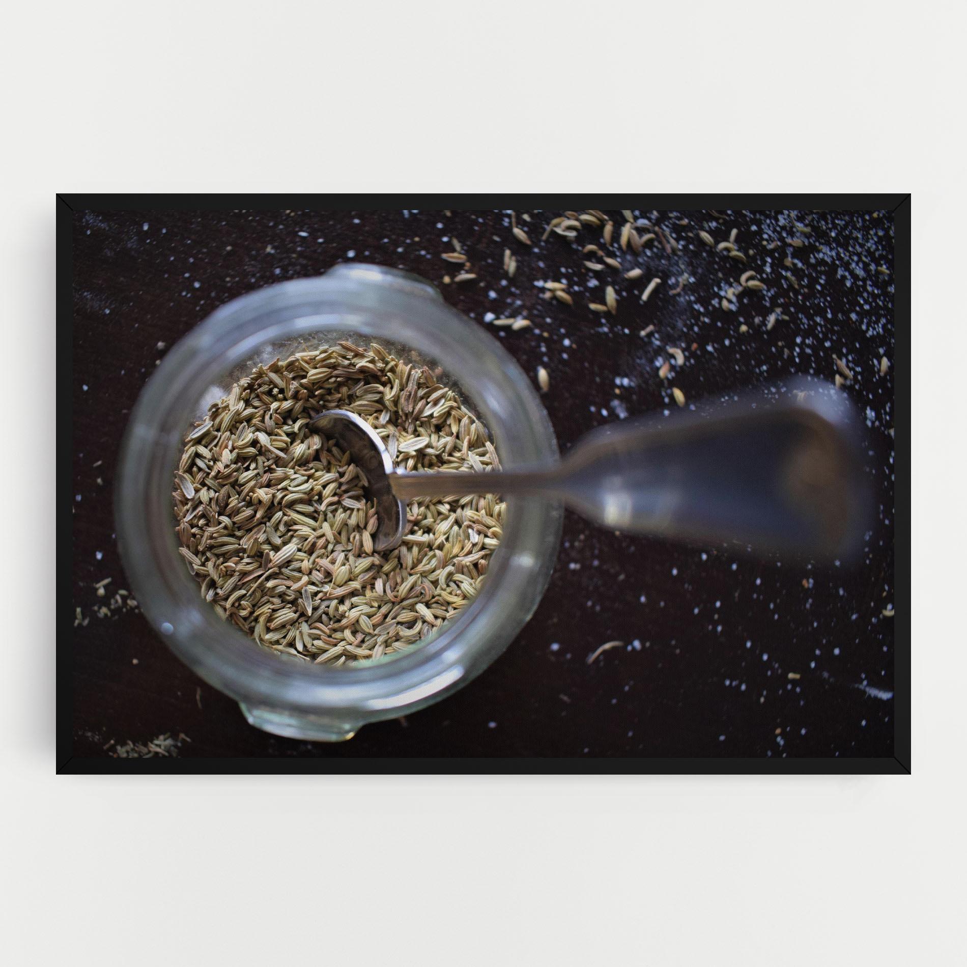 Vászonkép Jar With Spices mockup 0