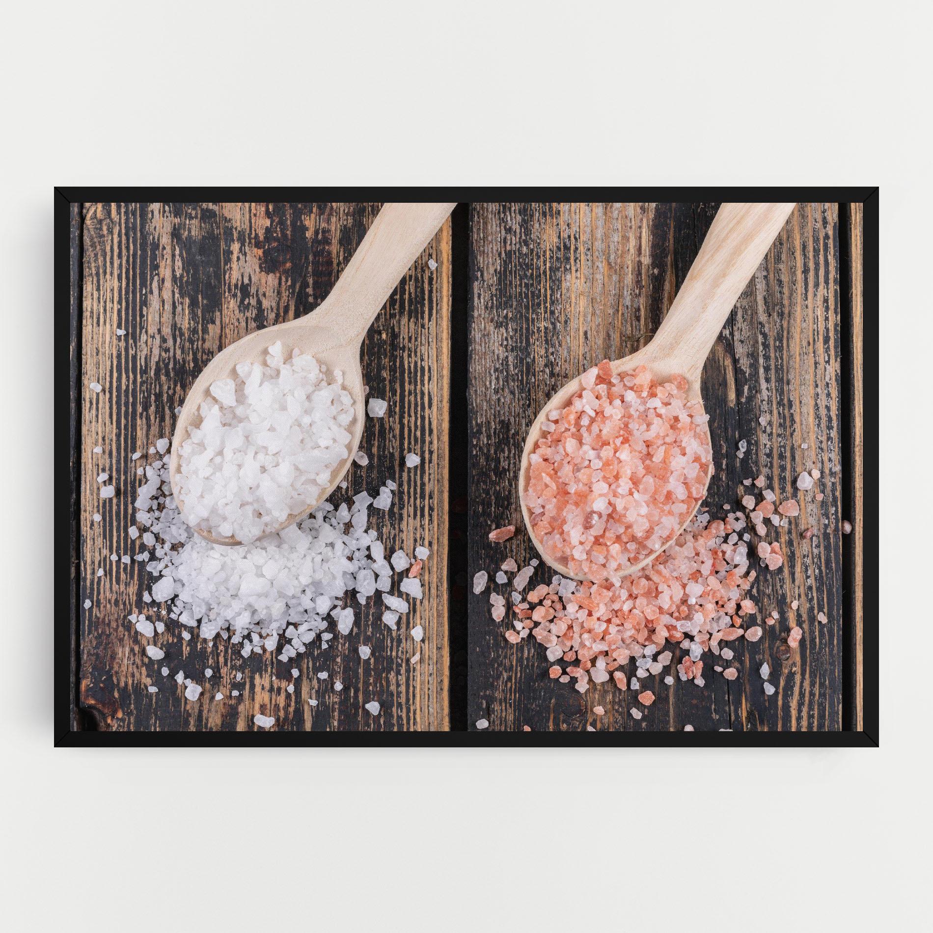 Vászonkép Wooden Spoons Sea Salt mockup 0
