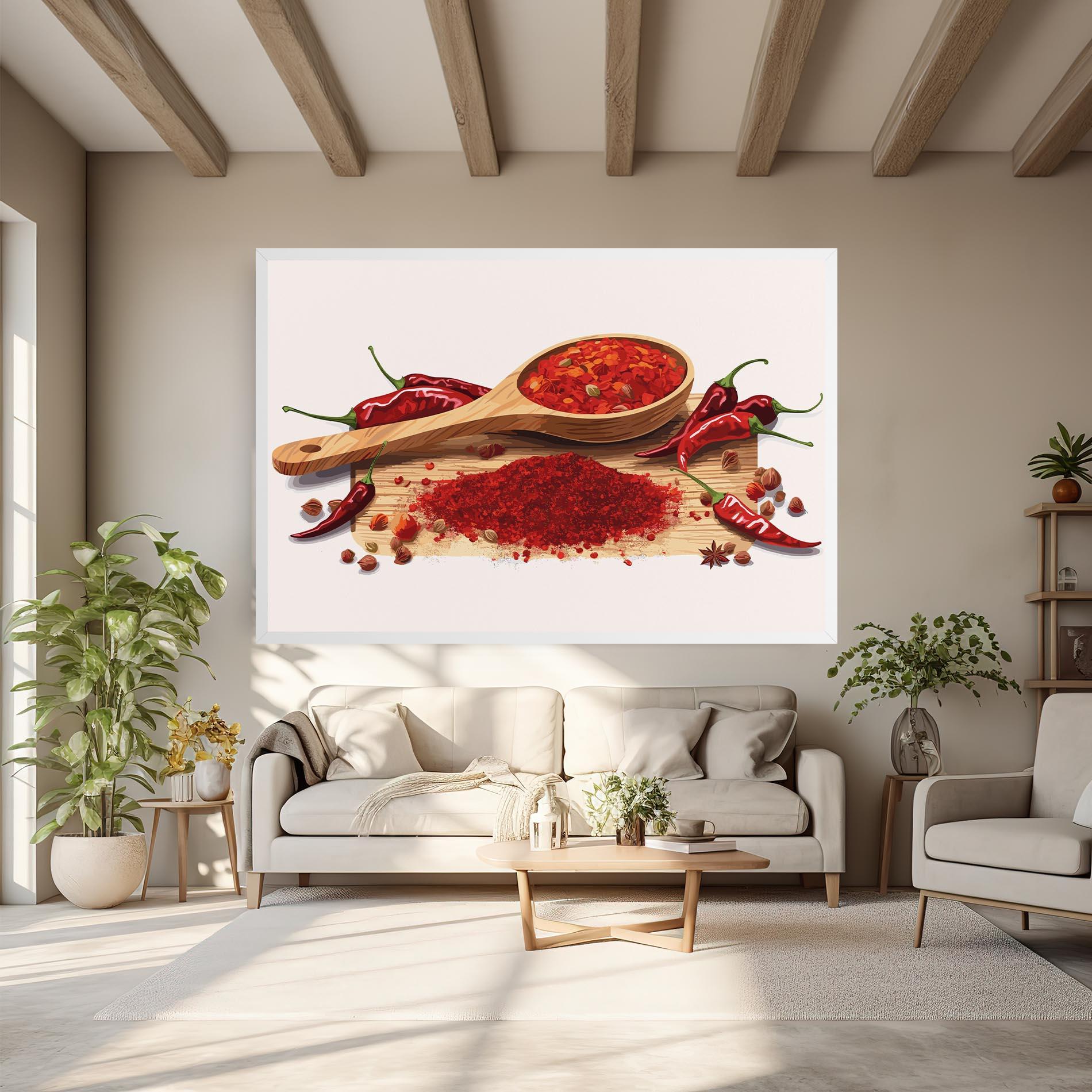 Vászonkép Spoon Of Papper mockup 6