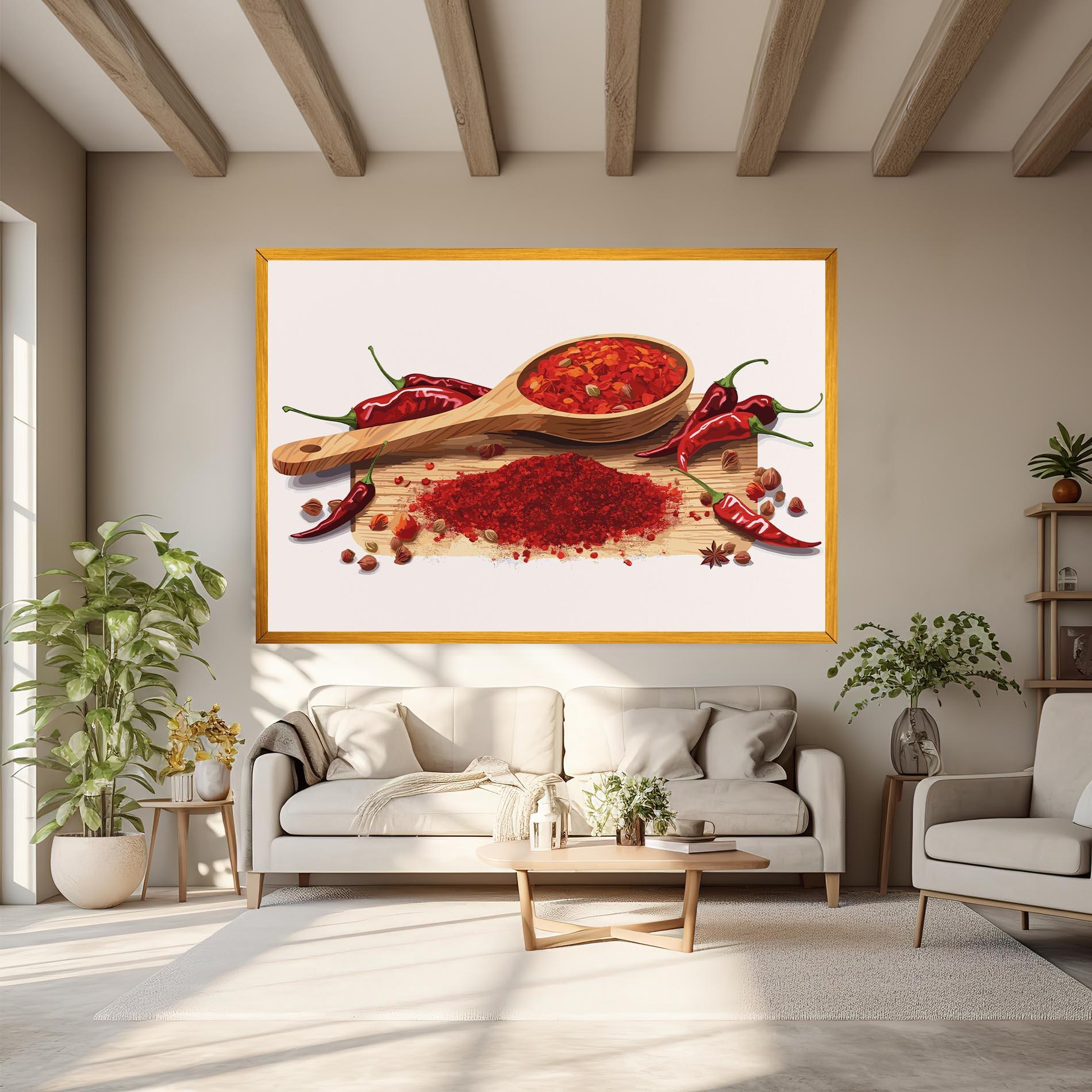 Vászonkép Spoon Of Papper mockup 6