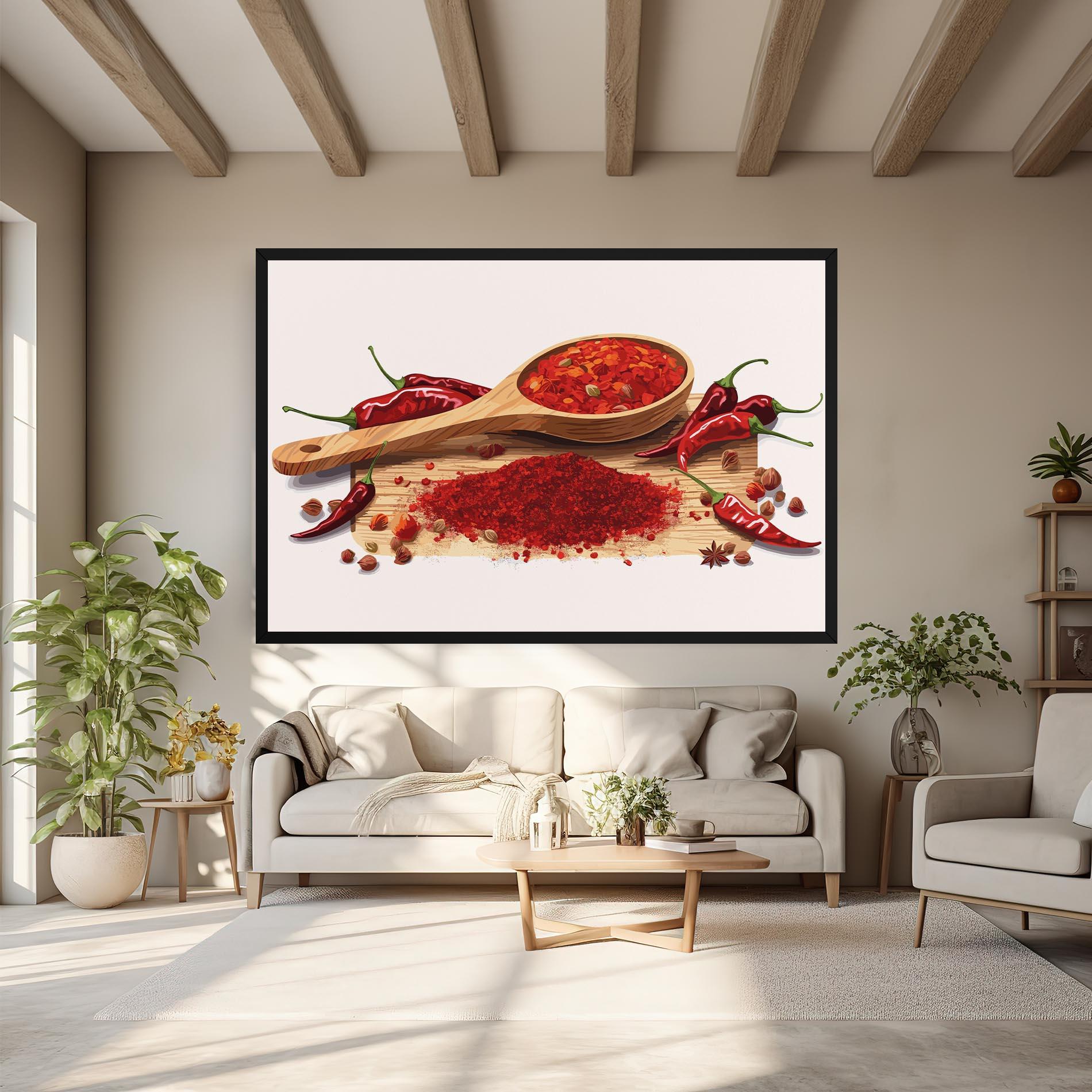 Vászonkép Spoon Of Papper mockup 6