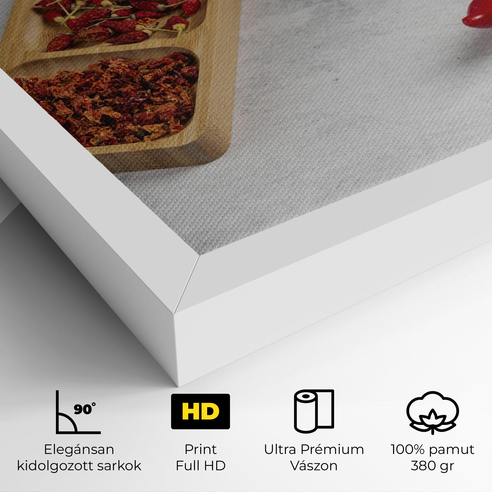Vászonkép Hot Chili Spices mockup 4