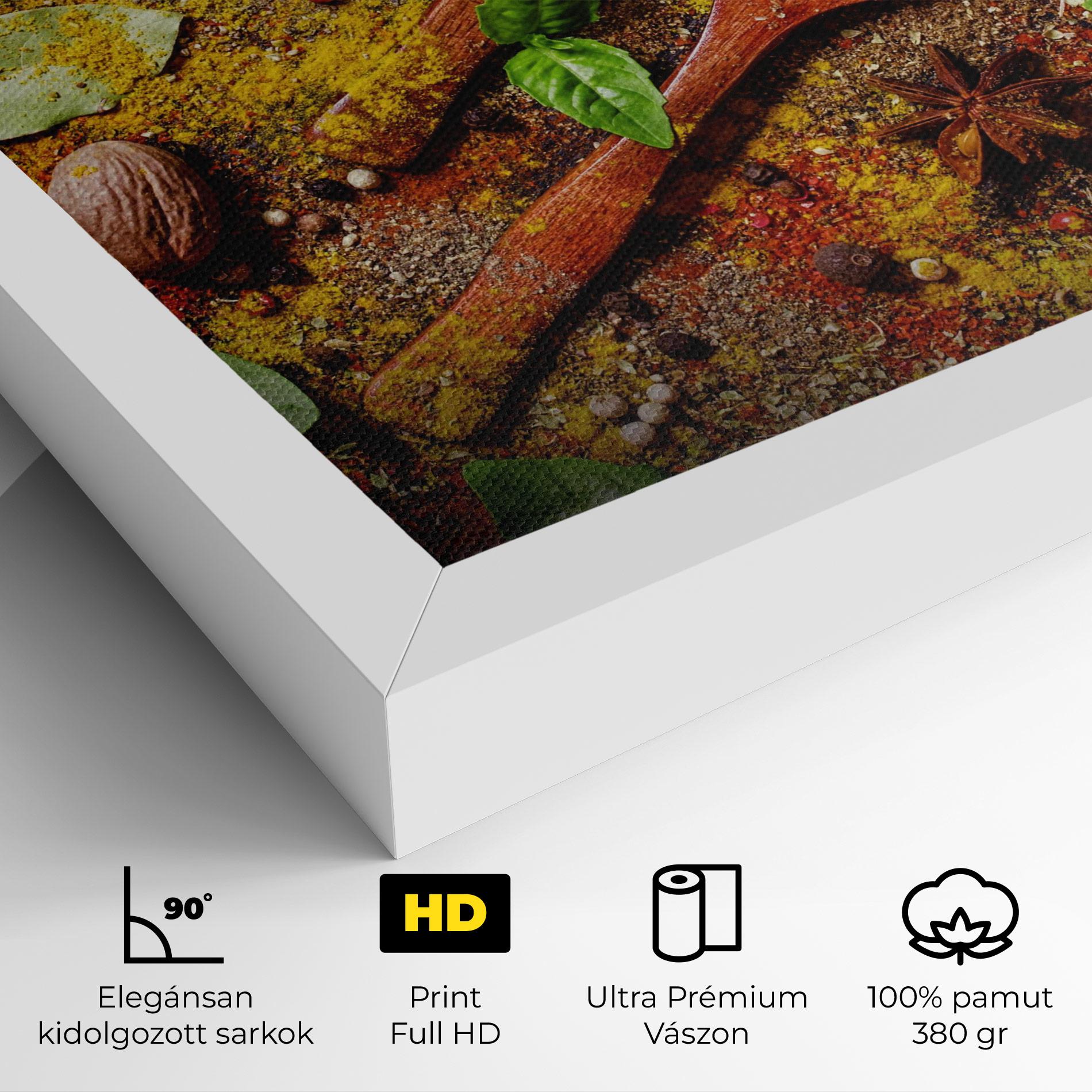Vászonkép Oriental Spices mockup 4