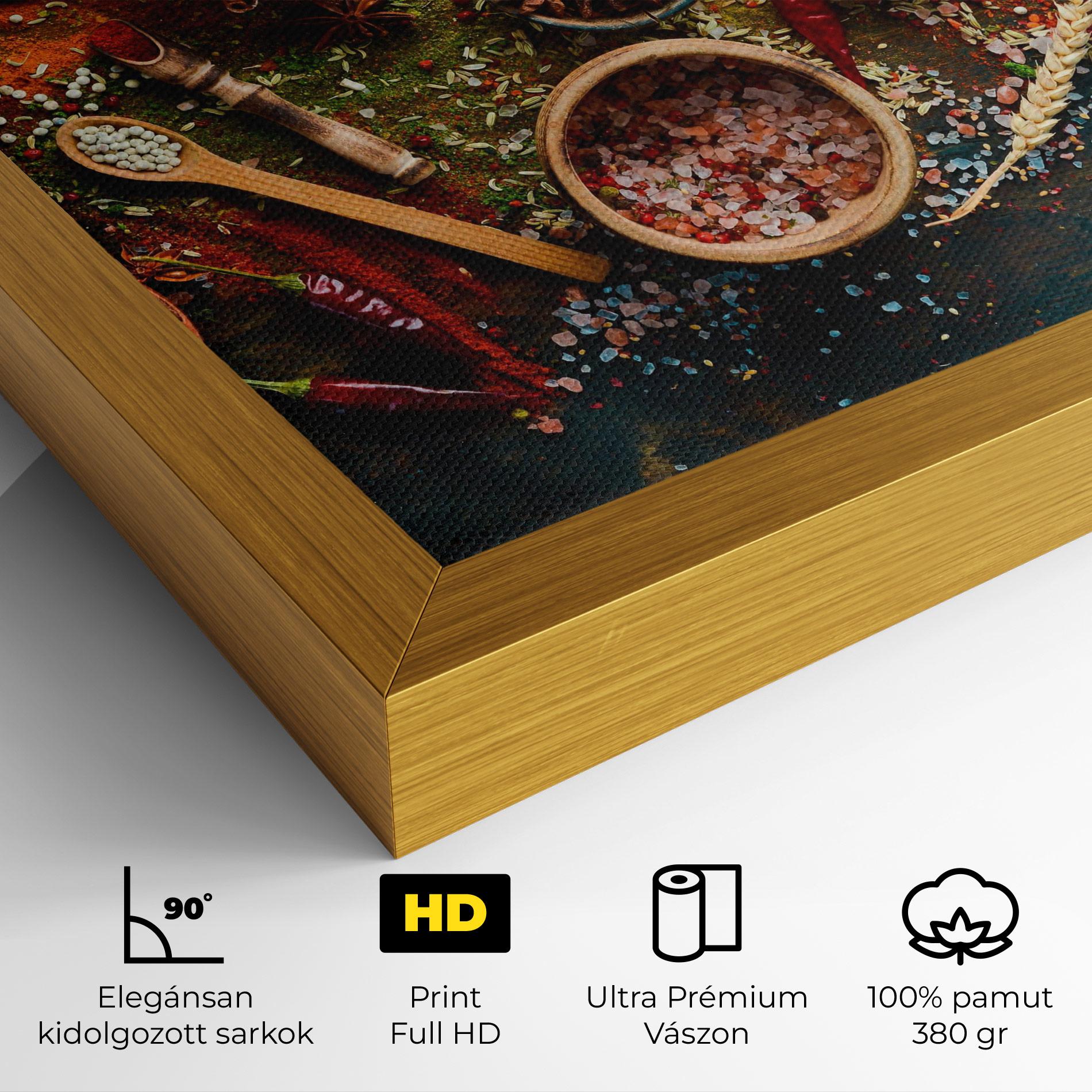 Vászonkép Seasonings Mix mockup 4