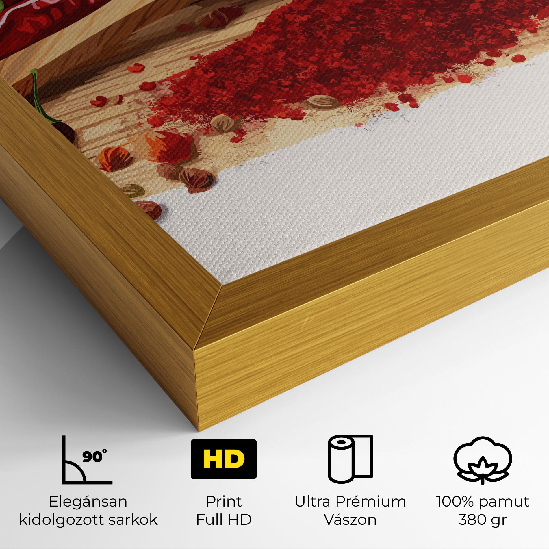 Vászonkép Spoon Of Papper mockup 4