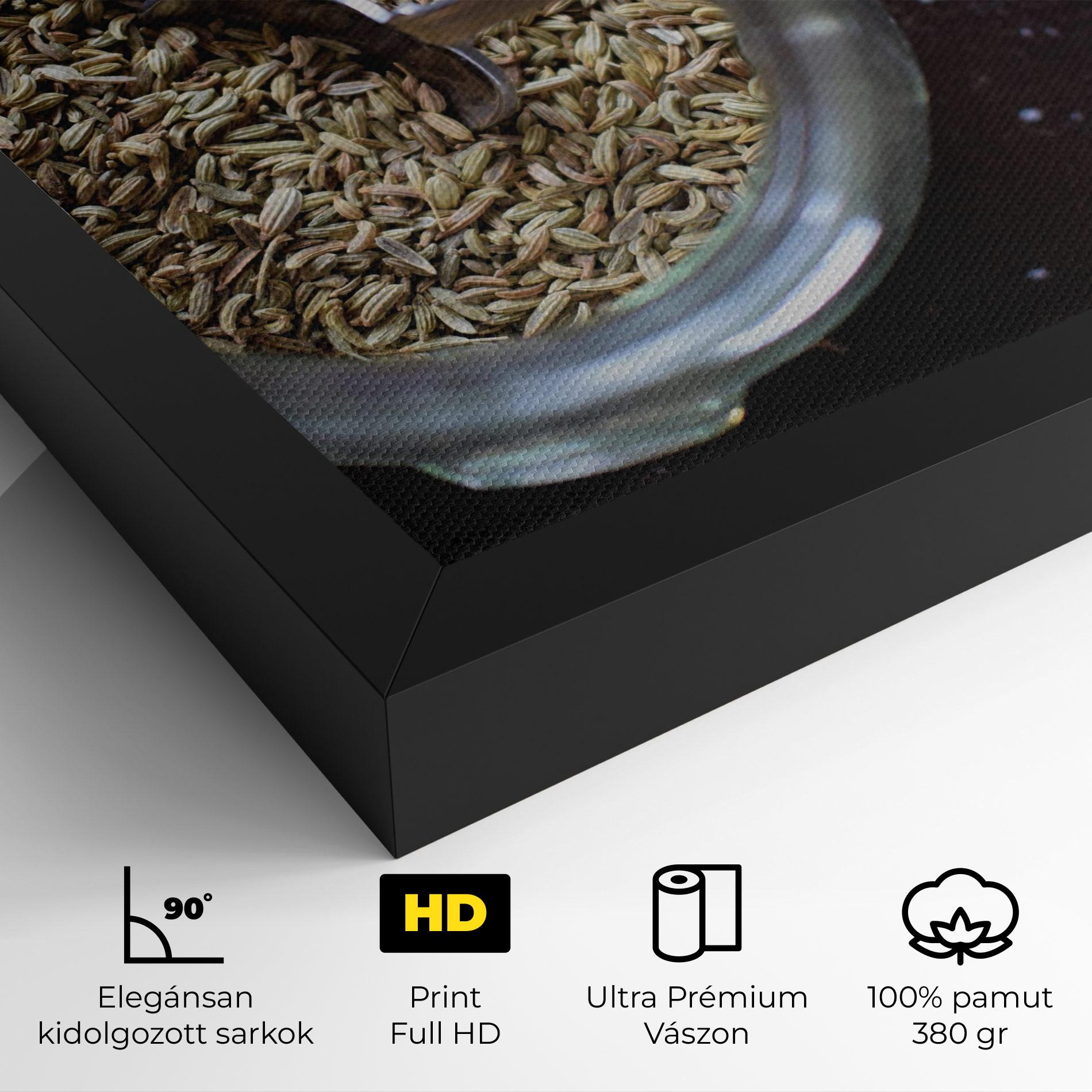 Vászonkép Jar With Spices mockup 4