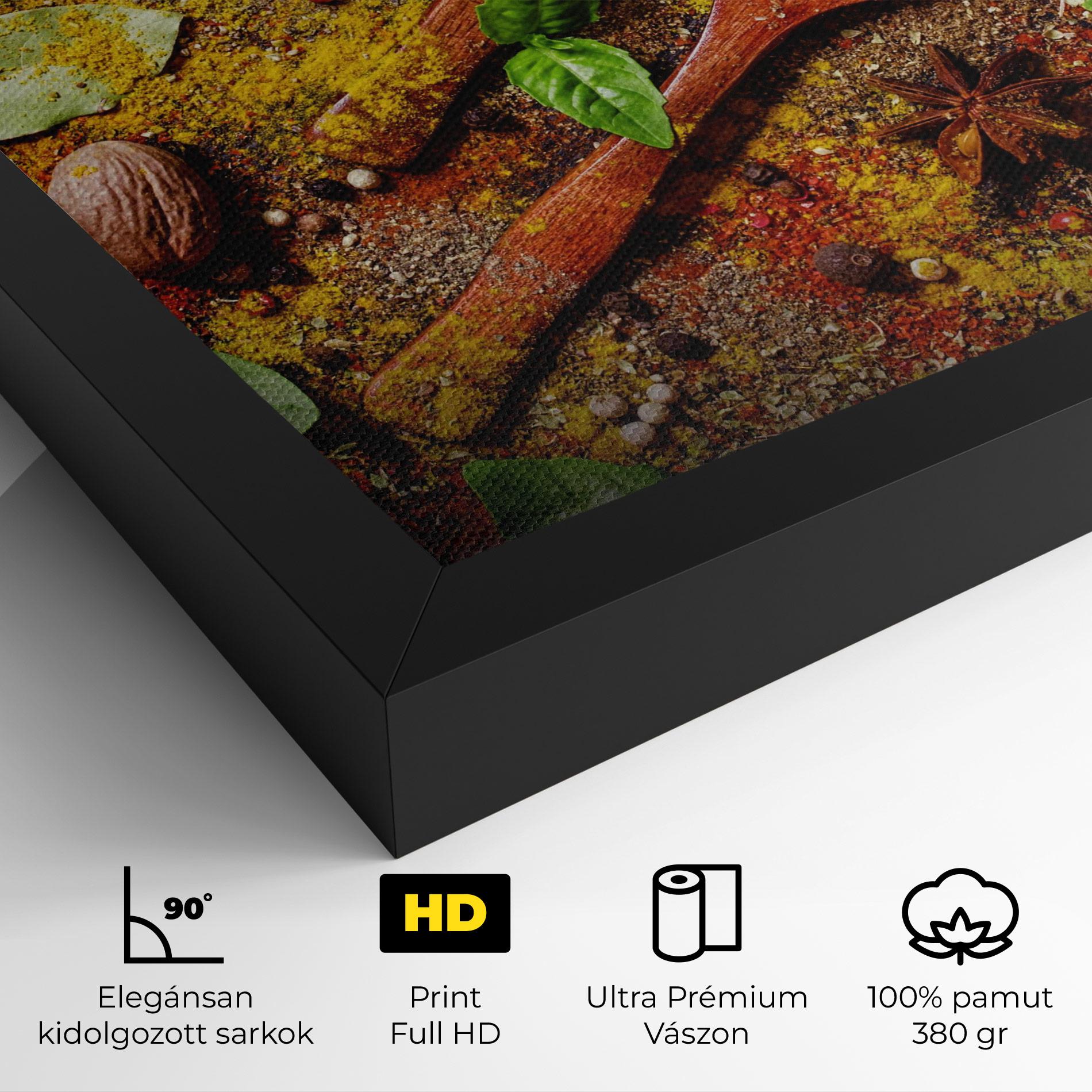 Vászonkép Oriental Spices mockup 4