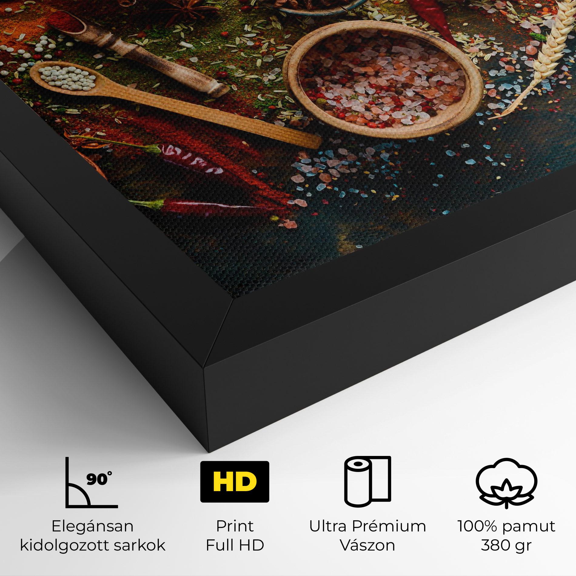 Vászonkép Seasonings Mix mockup 4