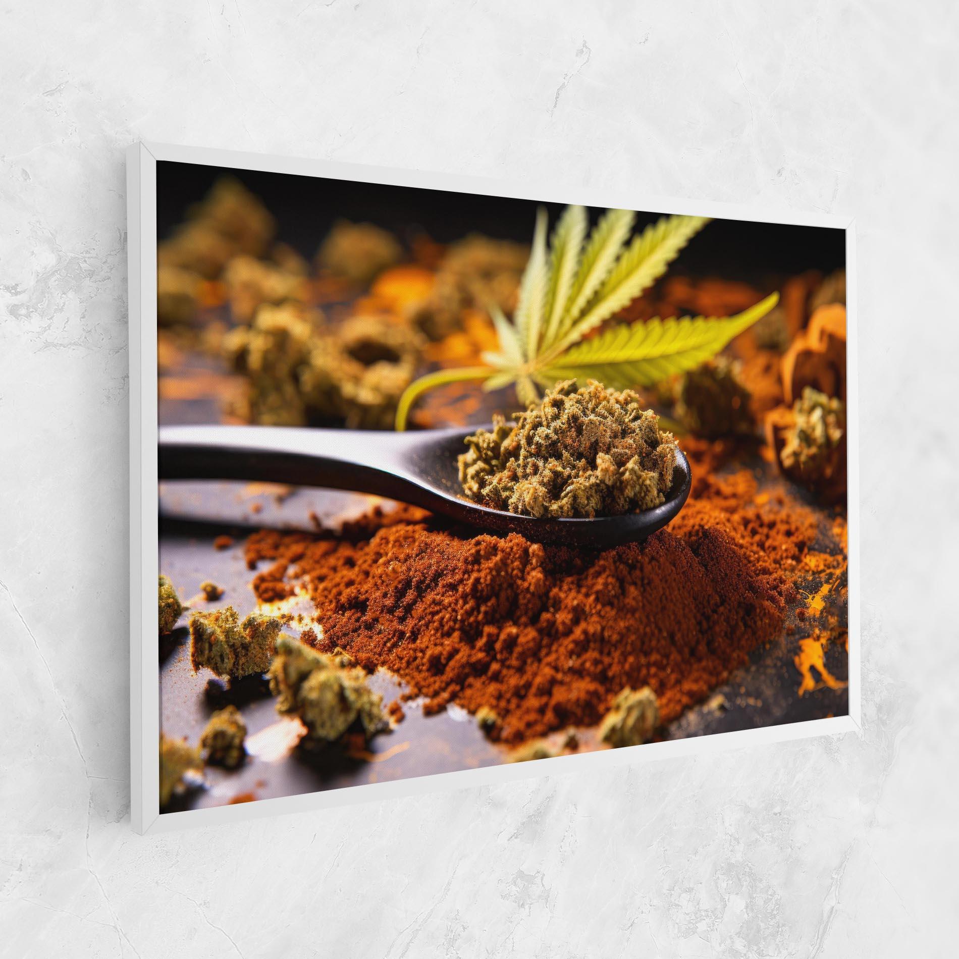 Vászonkép Cannabis Seasoning mockup 1