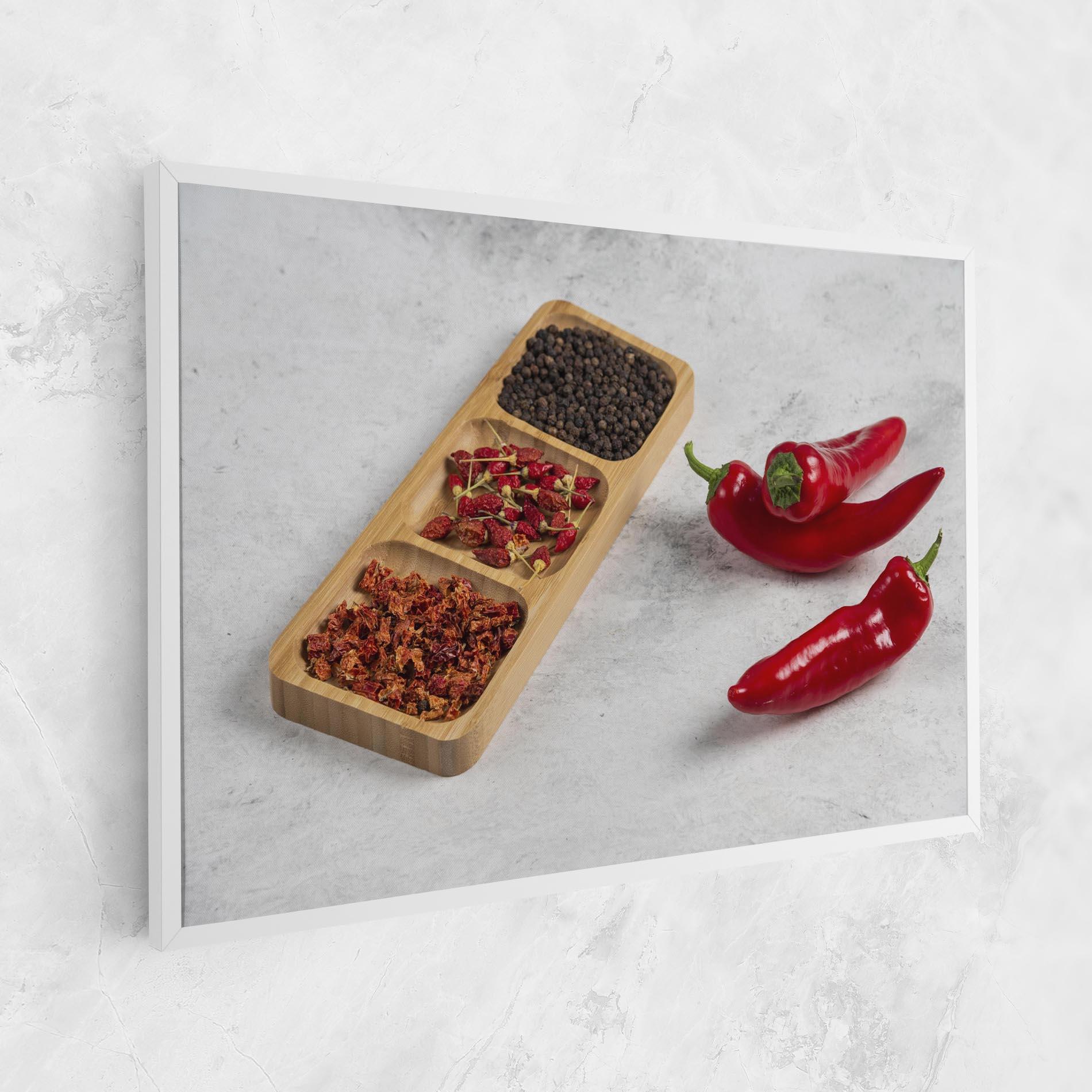 Vászonkép Hot Chili Spices mockup 1
