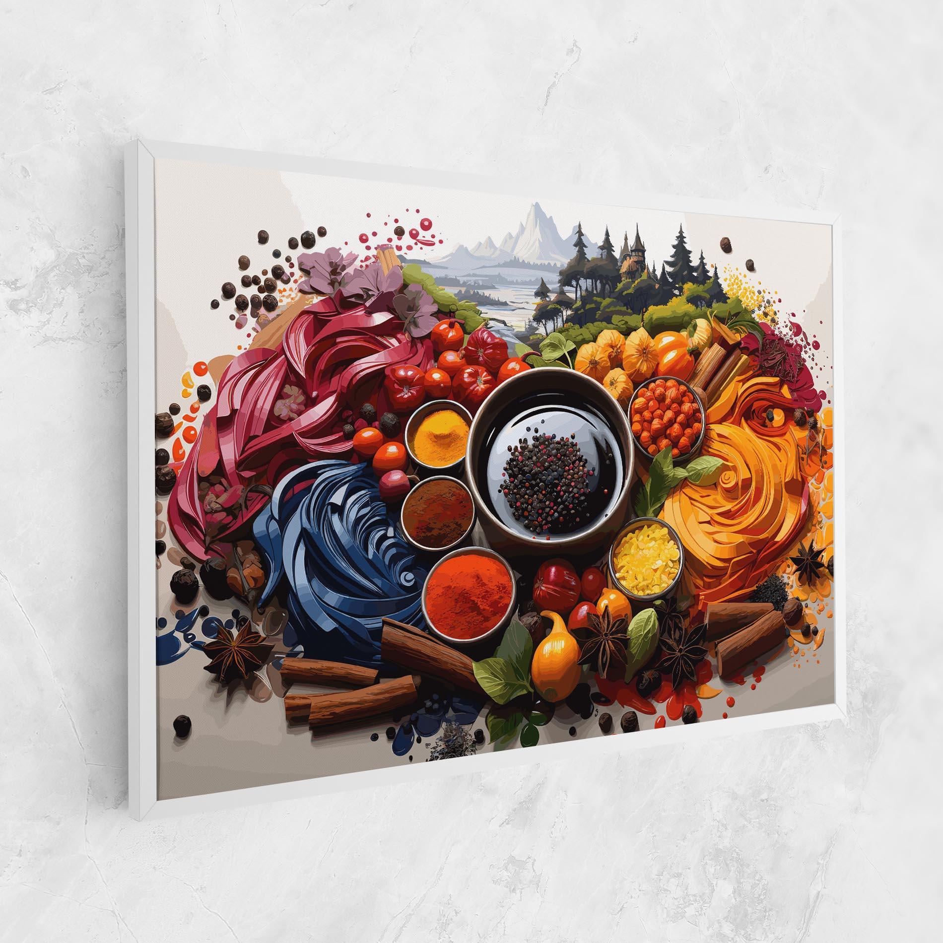 Vászonkép Spices Village mockup 1