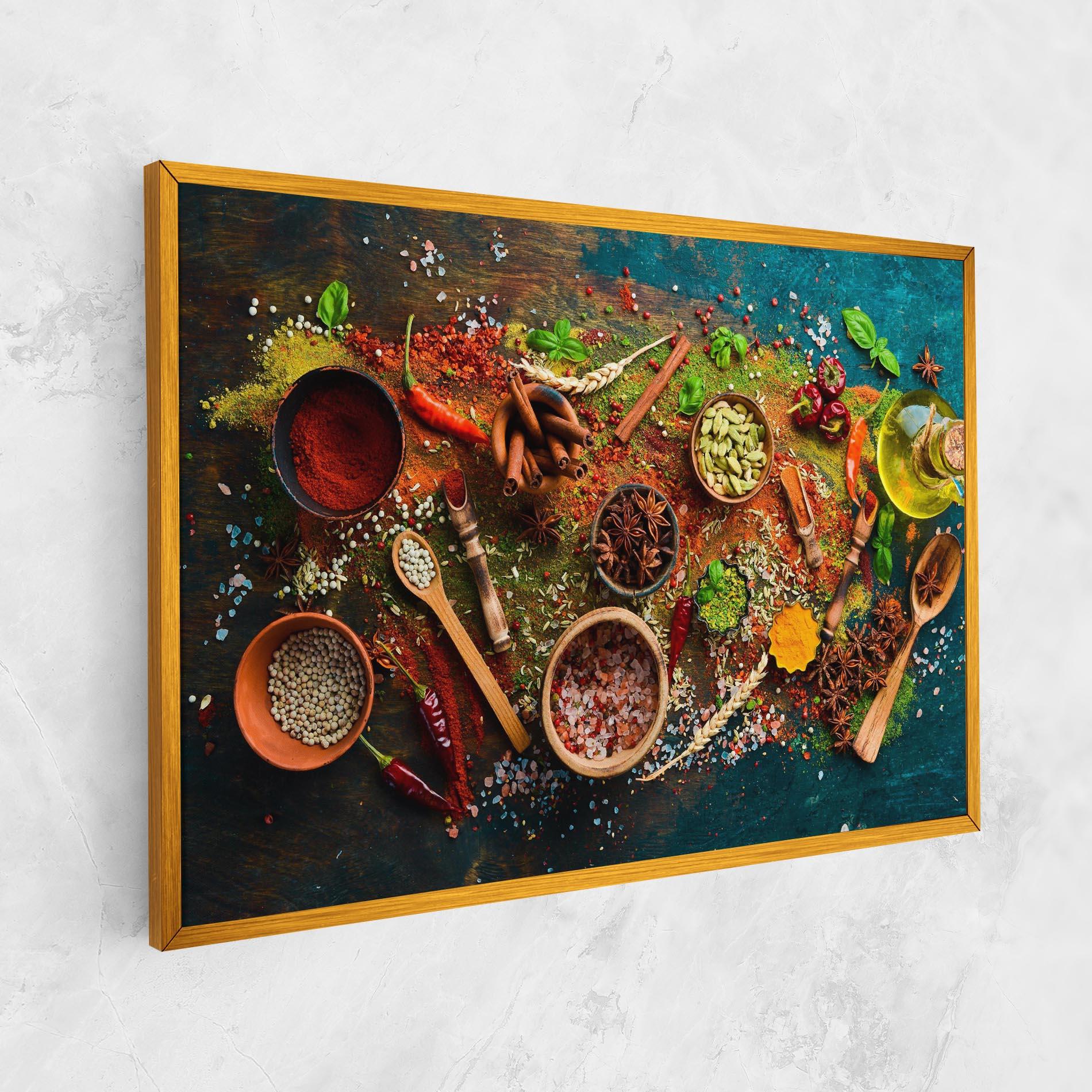 Vászonkép Seasonings Mix mockup 1