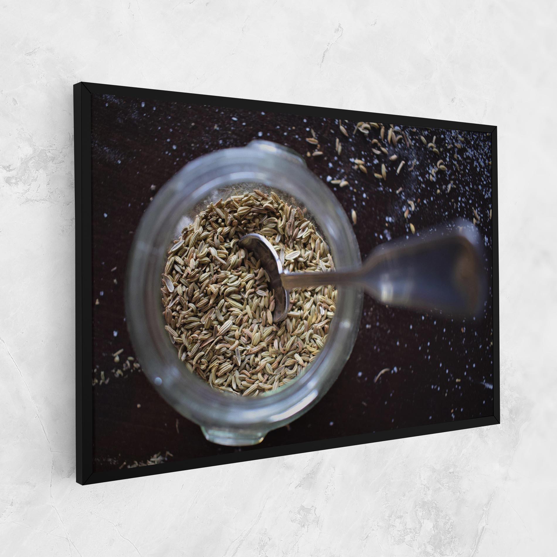 Vászonkép Jar With Spices mockup 1