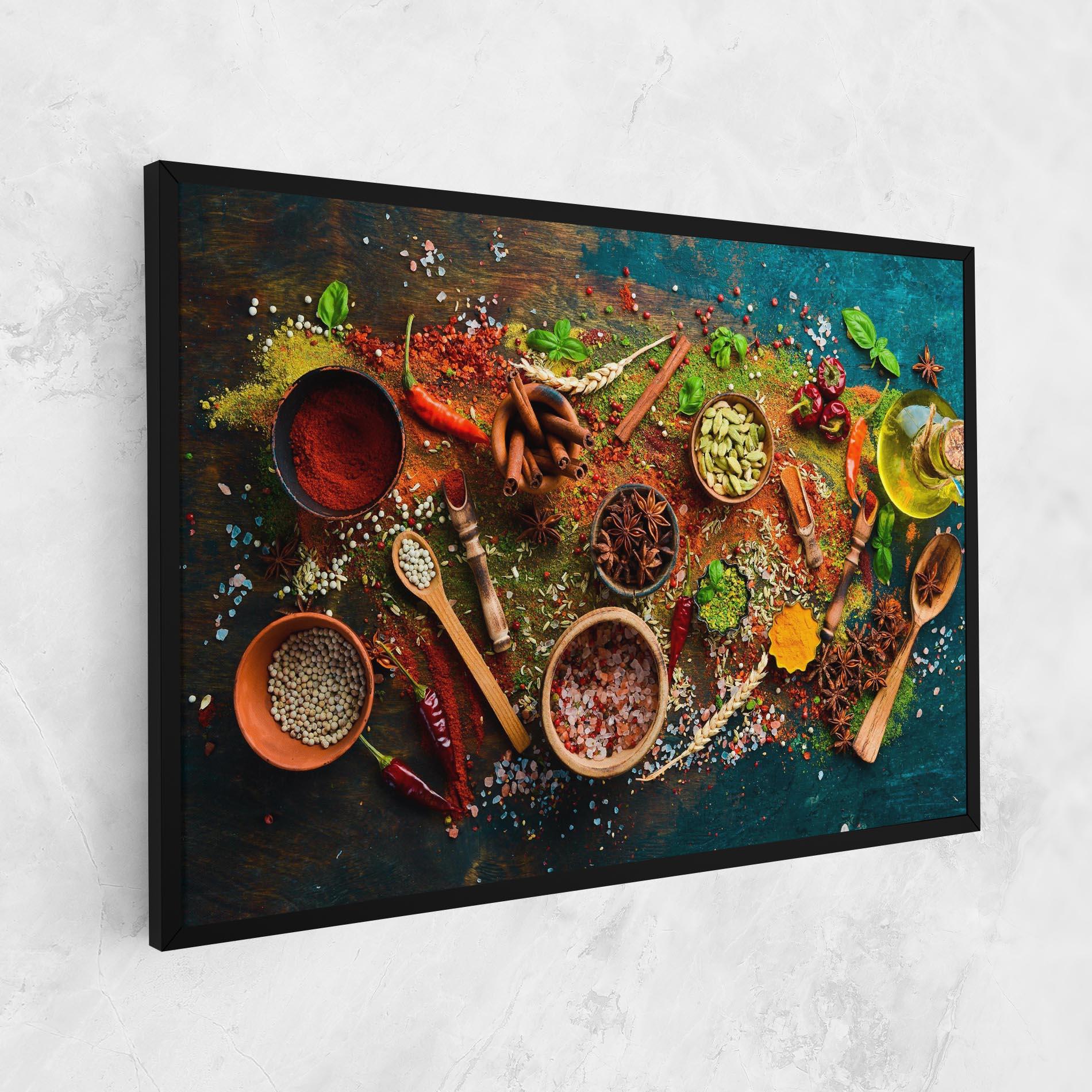 Vászonkép Seasonings Mix mockup 1