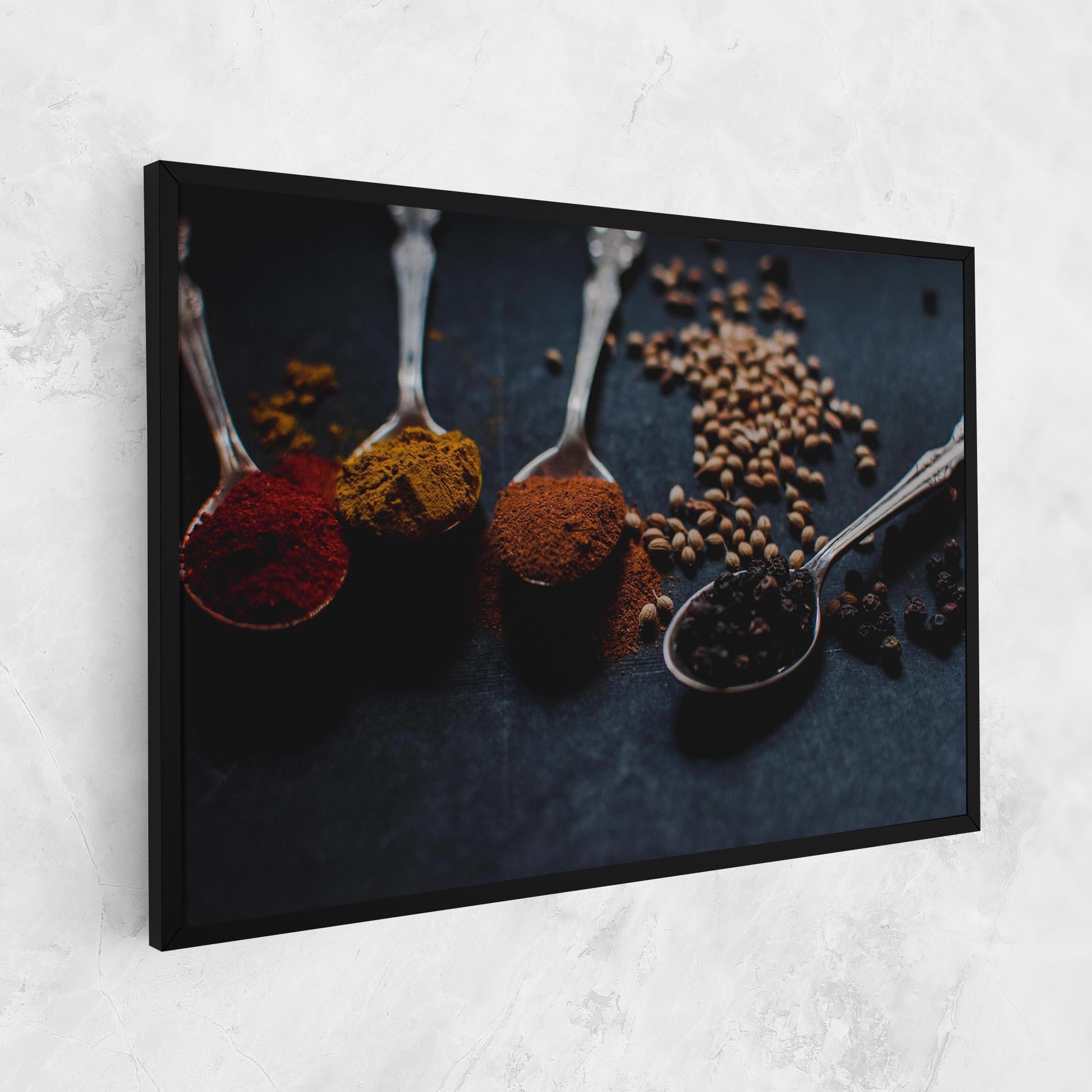 Vászonkép Spices Spoon mockup 1