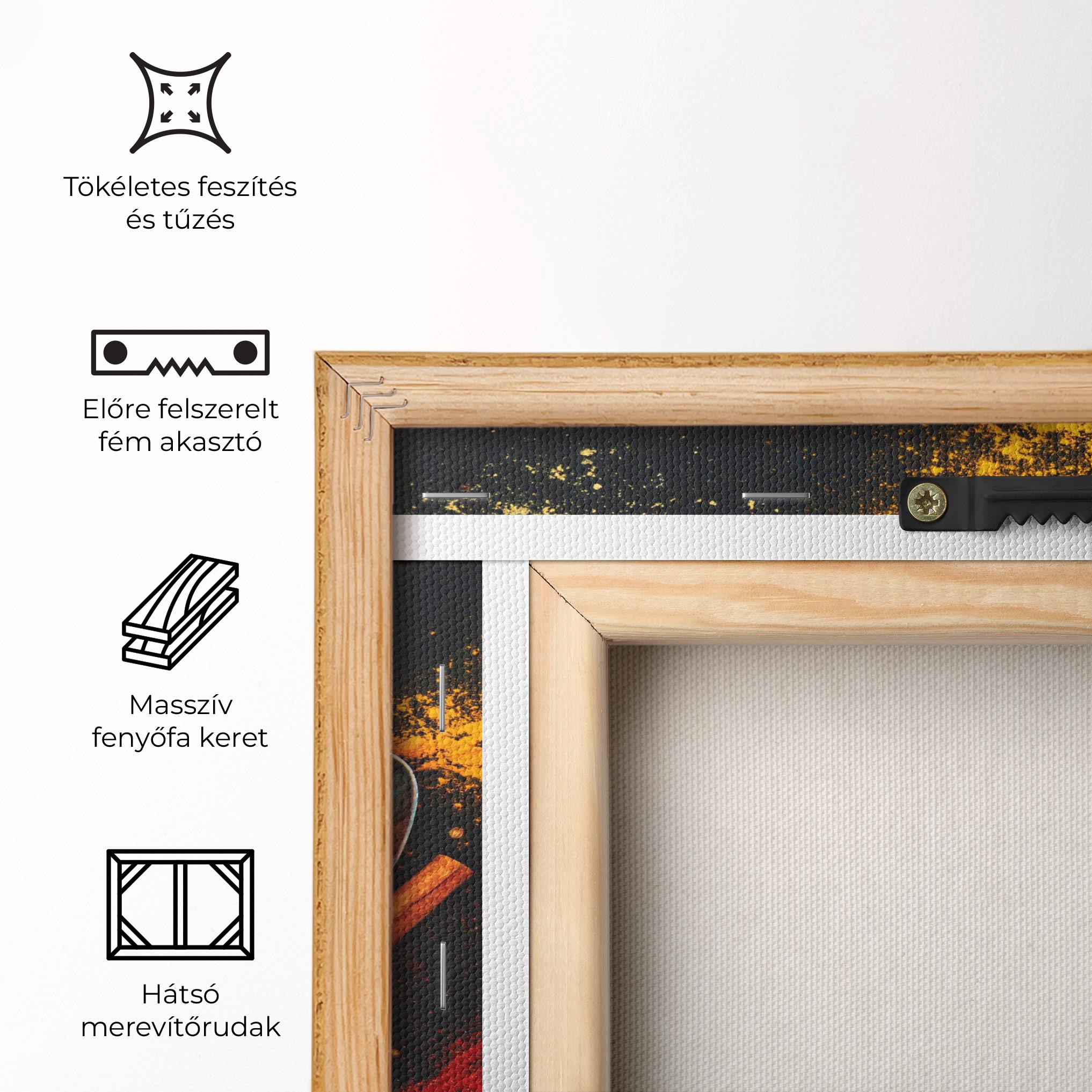Vászonkép Cooking Spices Spoons mockup 5