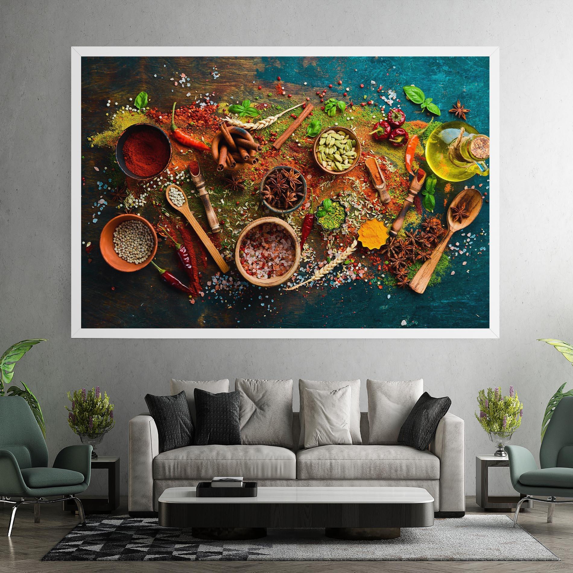 Vászonkép Seasonings Mix mockup 7