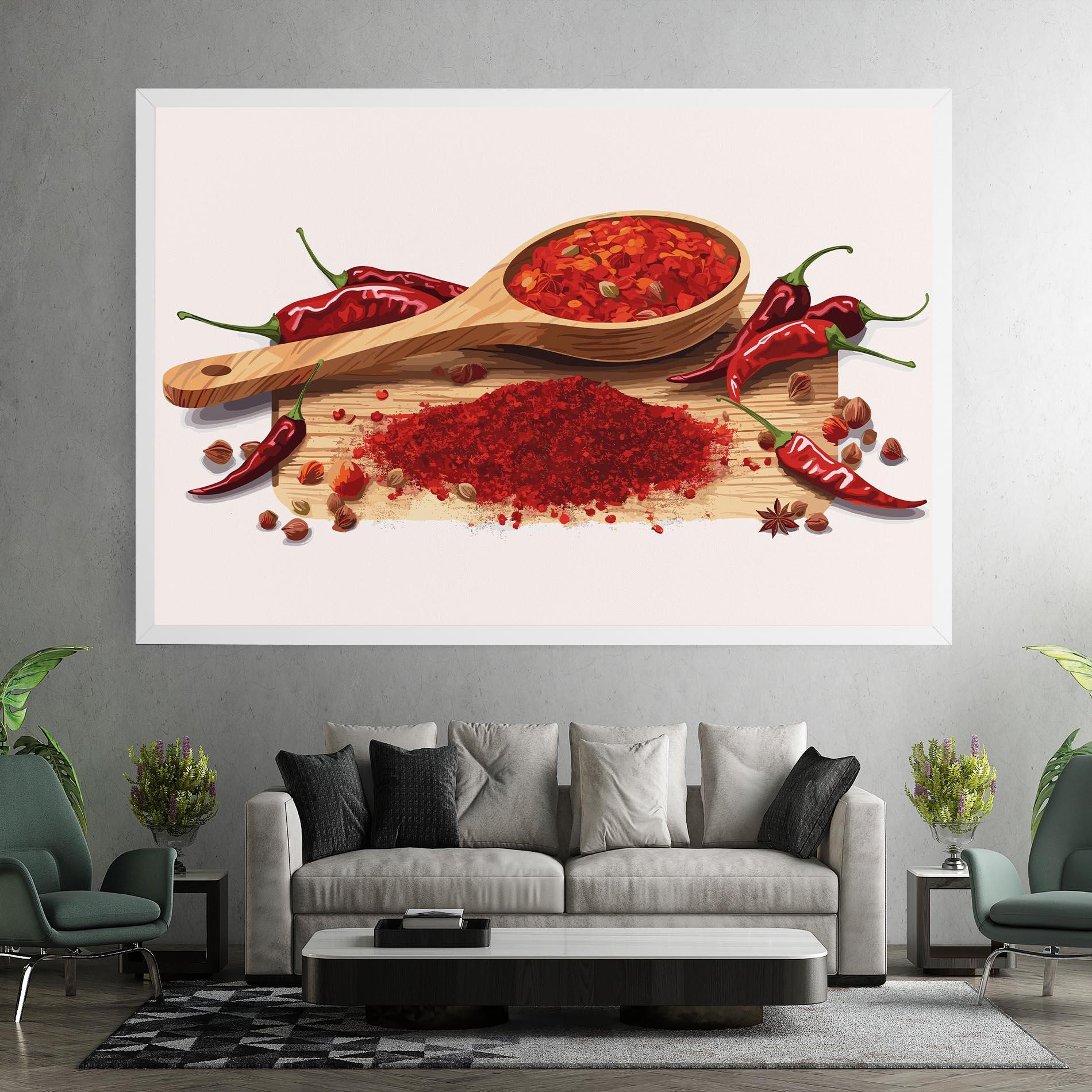 Vászonkép Spoon Of Papper mockup 7