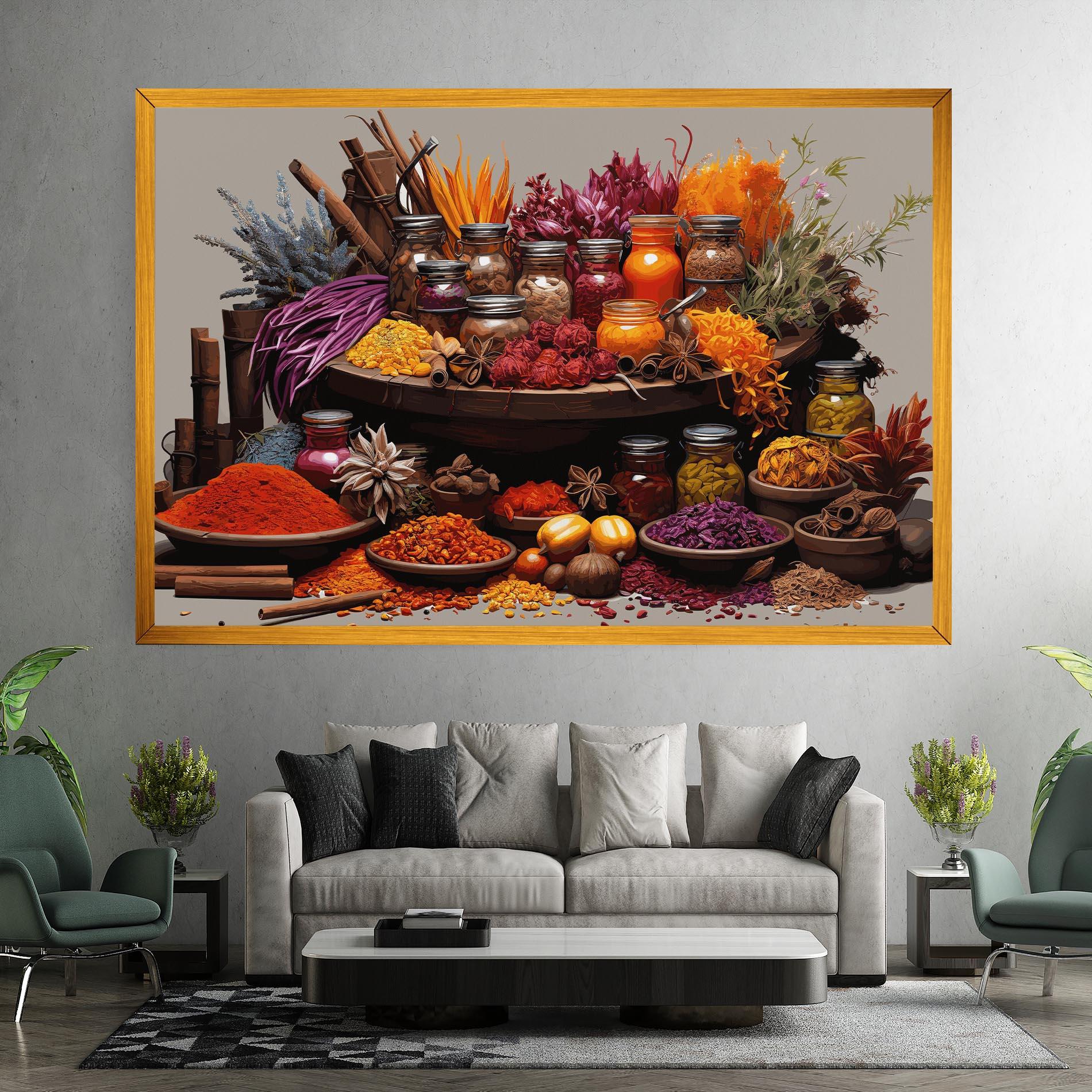 Vászonkép Autumn Seasoning mockup 7