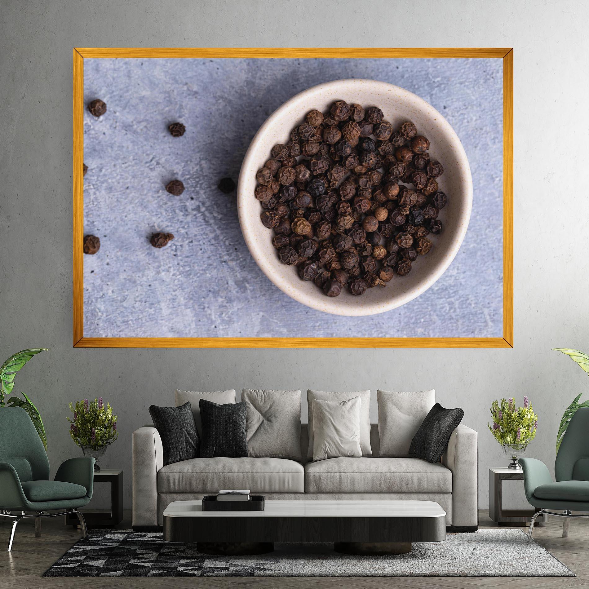 Vászonkép Black Pepper mockup 7