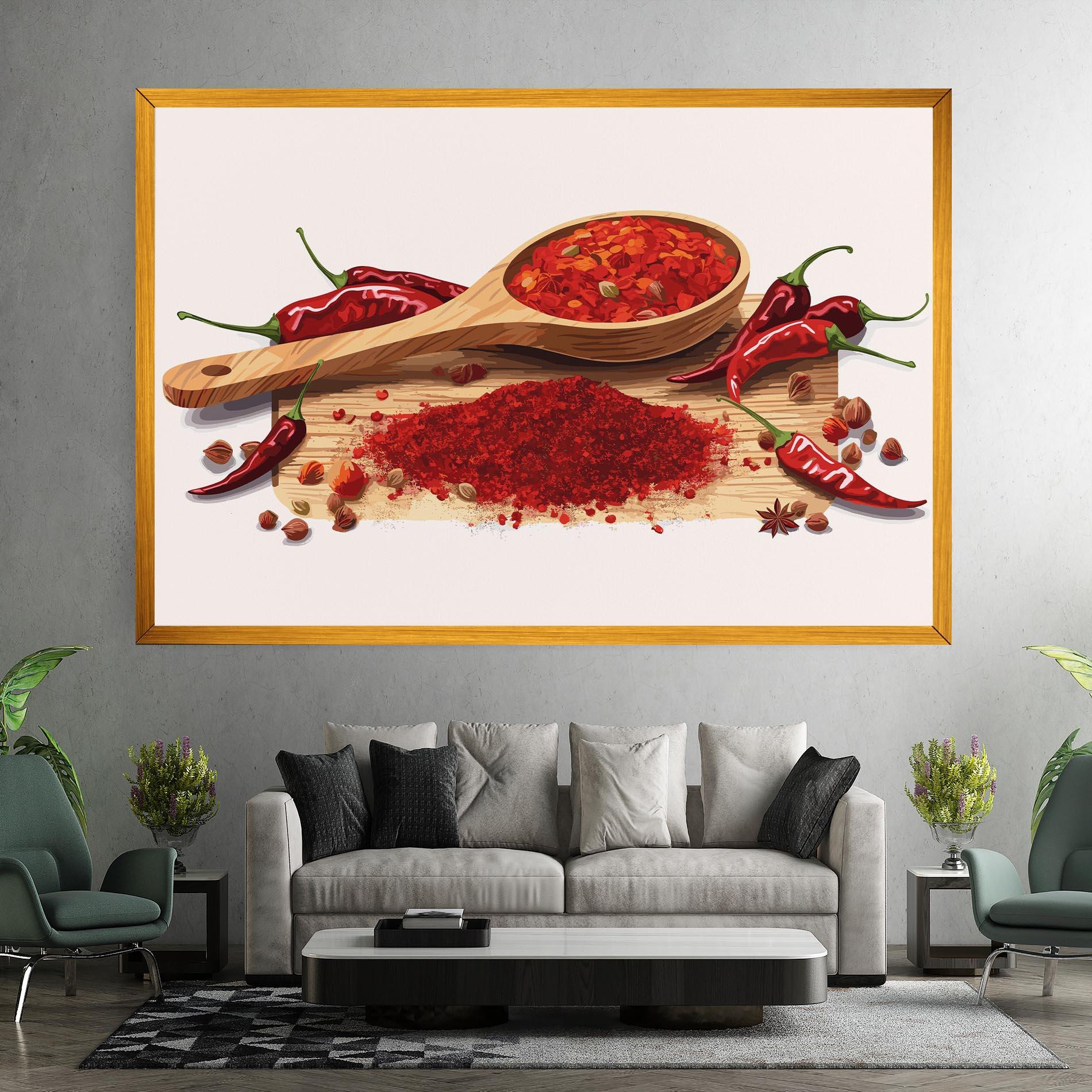 Vászonkép Spoon Of Papper mockup 7