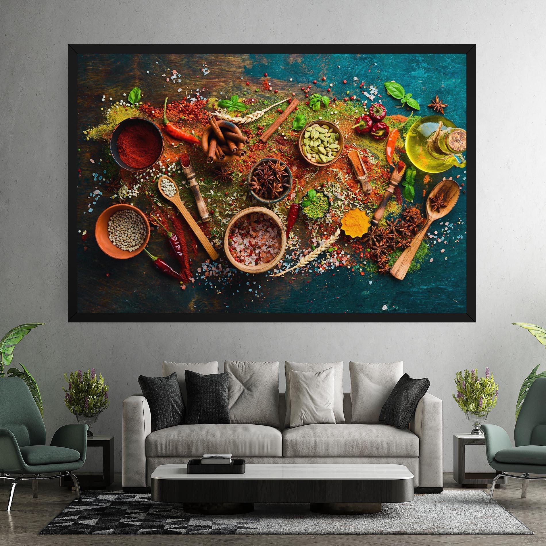 Vászonkép Seasonings Mix mockup 7