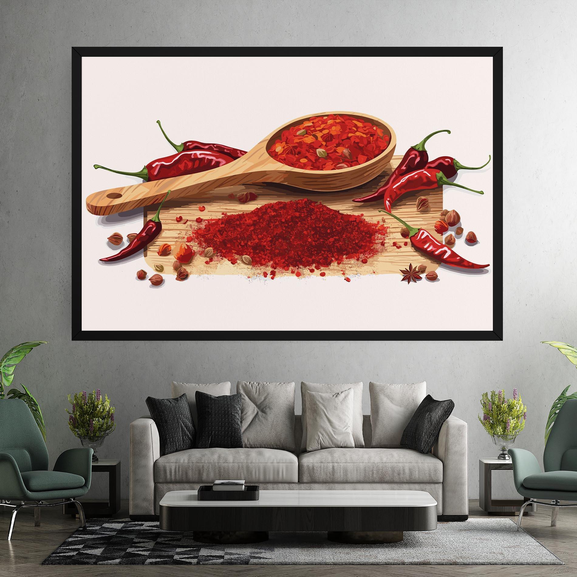 Vászonkép Spoon Of Papper mockup 7