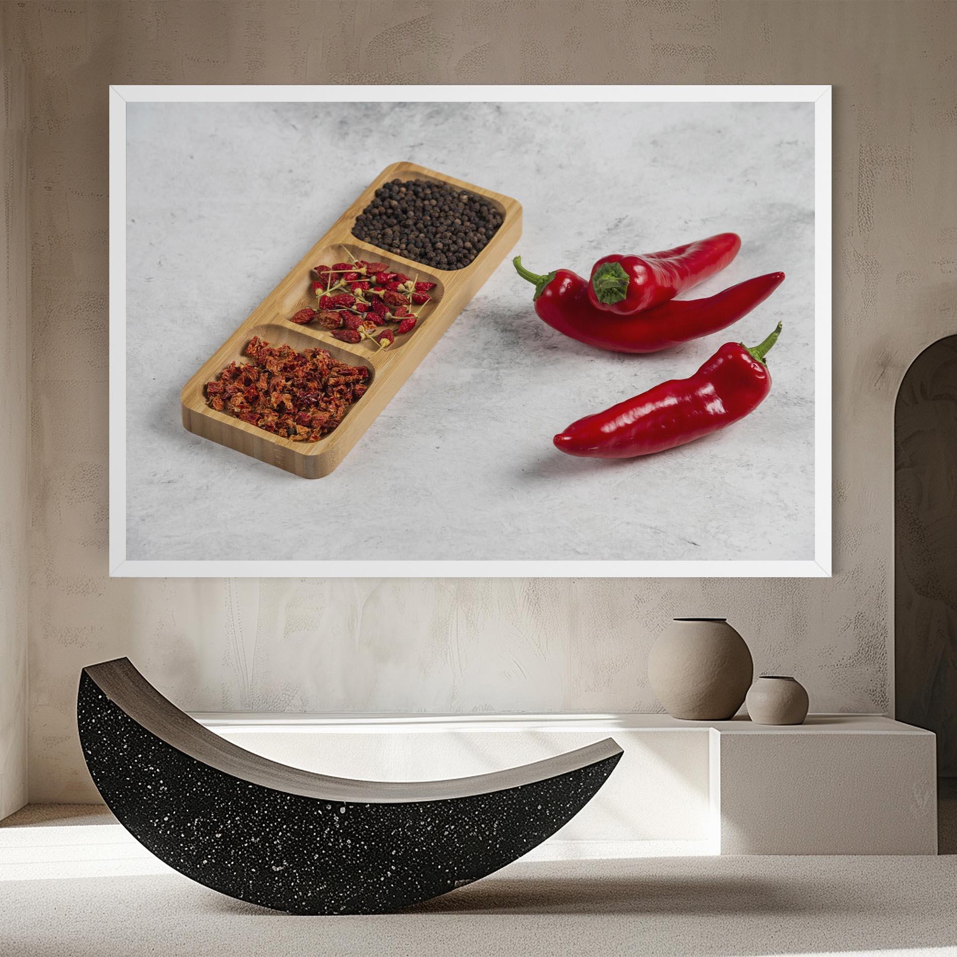 Vászonkép Hot Chili Spices mockup 8