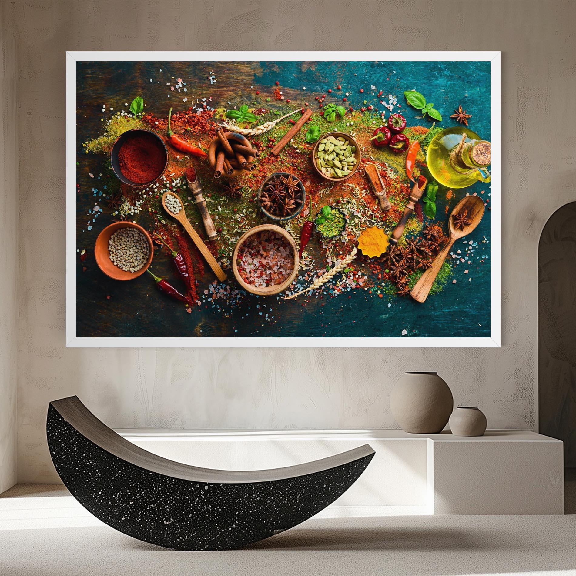 Vászonkép Seasonings Mix mockup 8