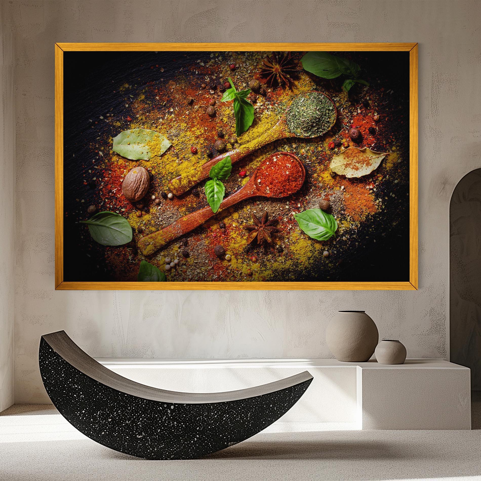 Vászonkép Oriental Spices mockup 8