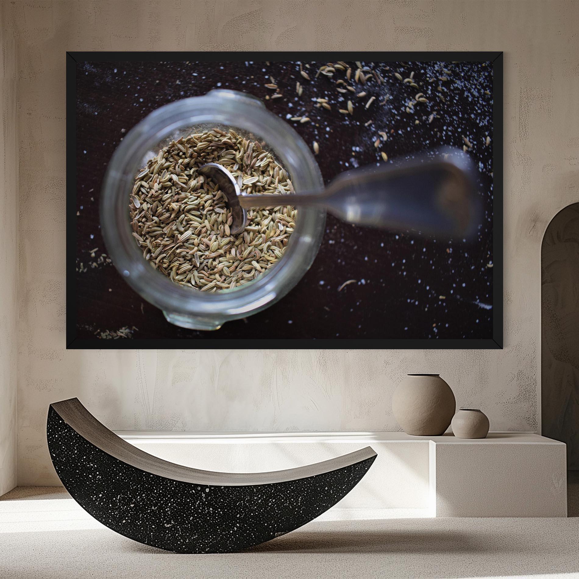 Vászonkép Jar With Spices mockup 8