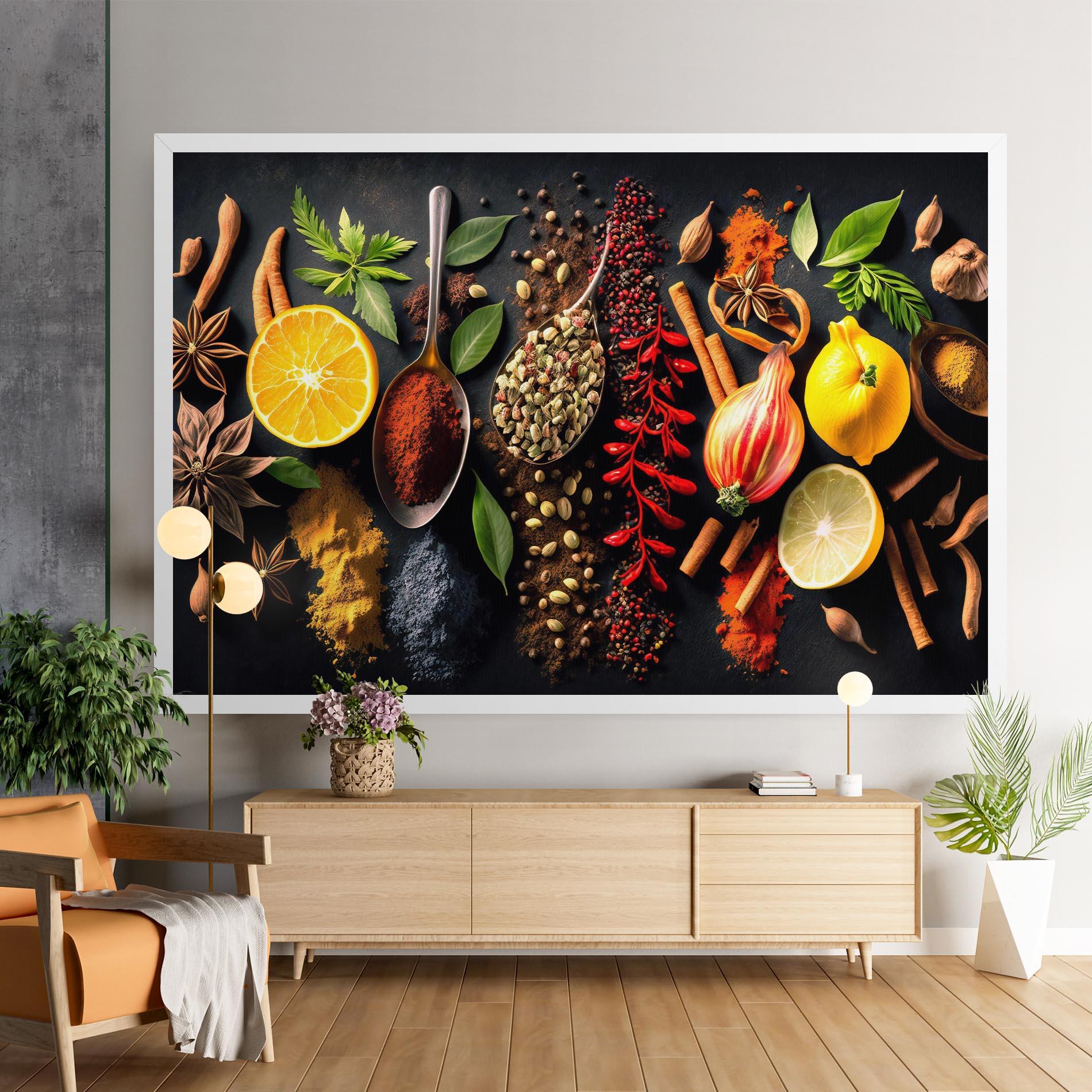 Vászonkép Closeup Pices mockup 9