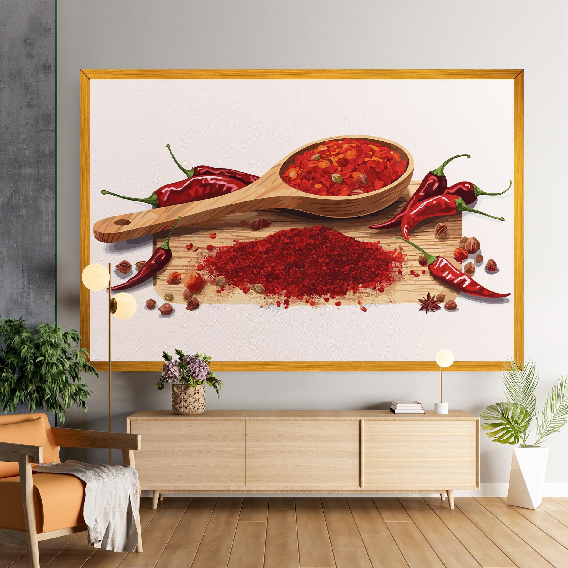 Vászonkép Spoon Of Papper mockup 9