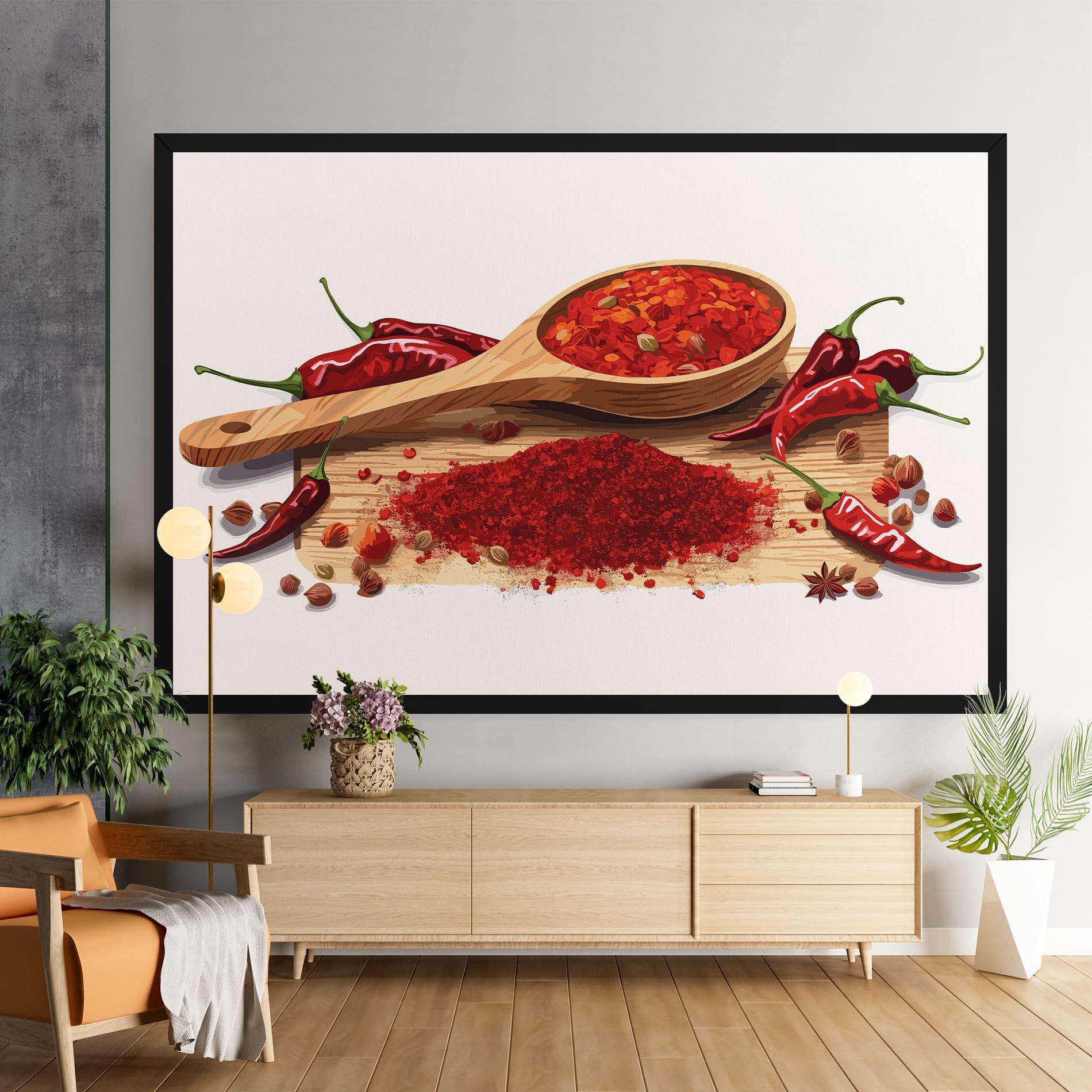 Vászonkép Spoon Of Papper mockup 9