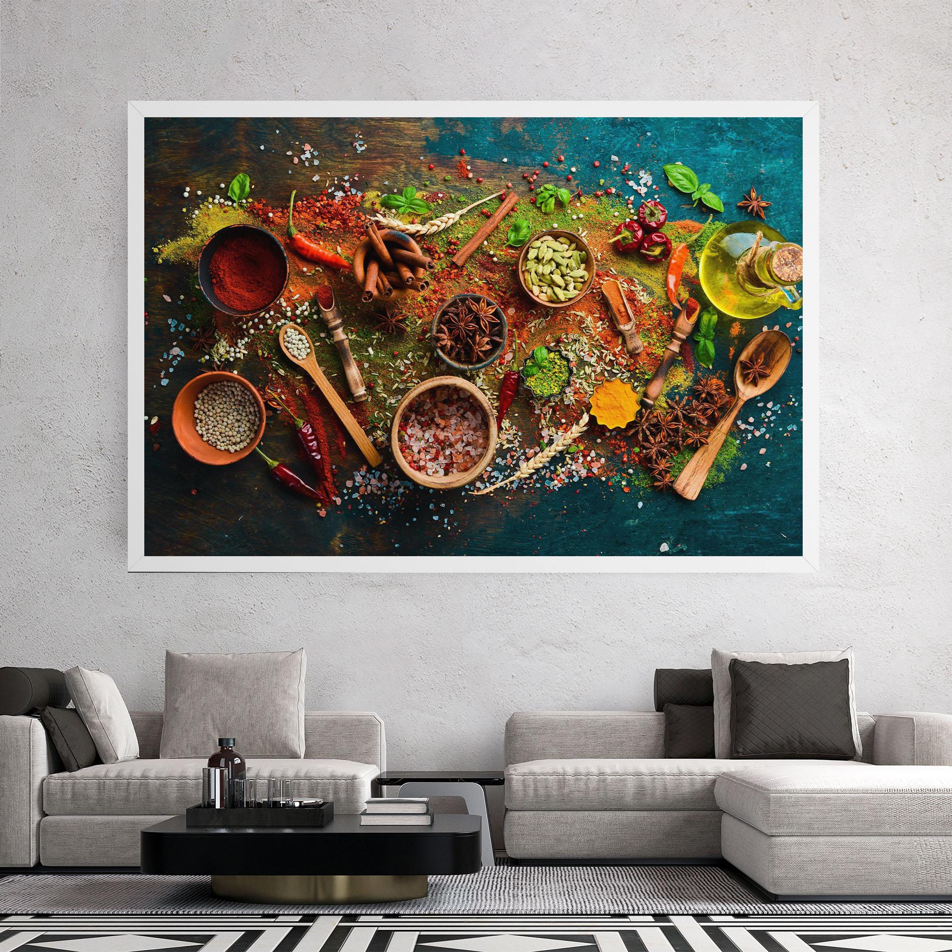 Vászonkép Seasonings Mix mockup 2