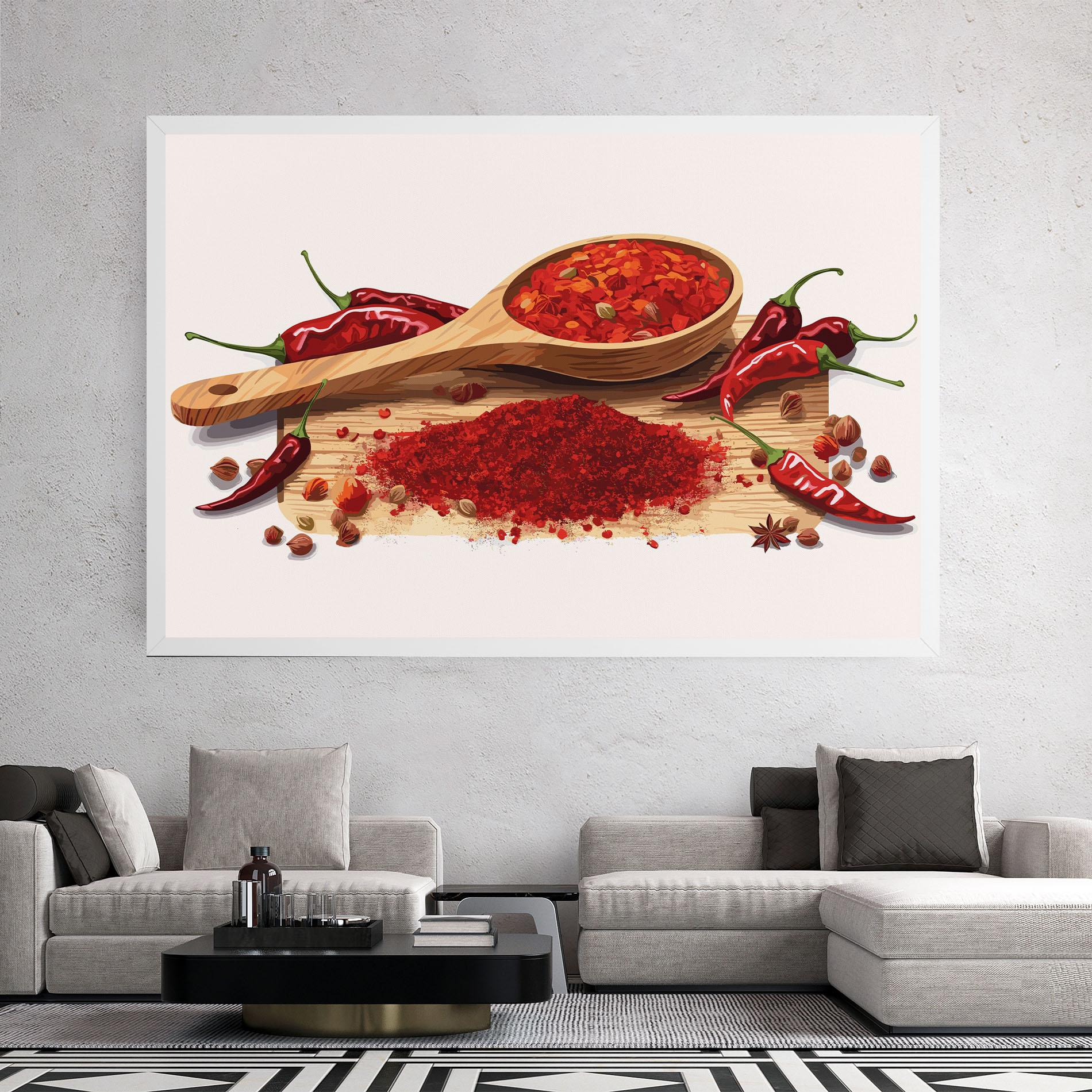 Vászonkép Spoon Of Papper mockup 2