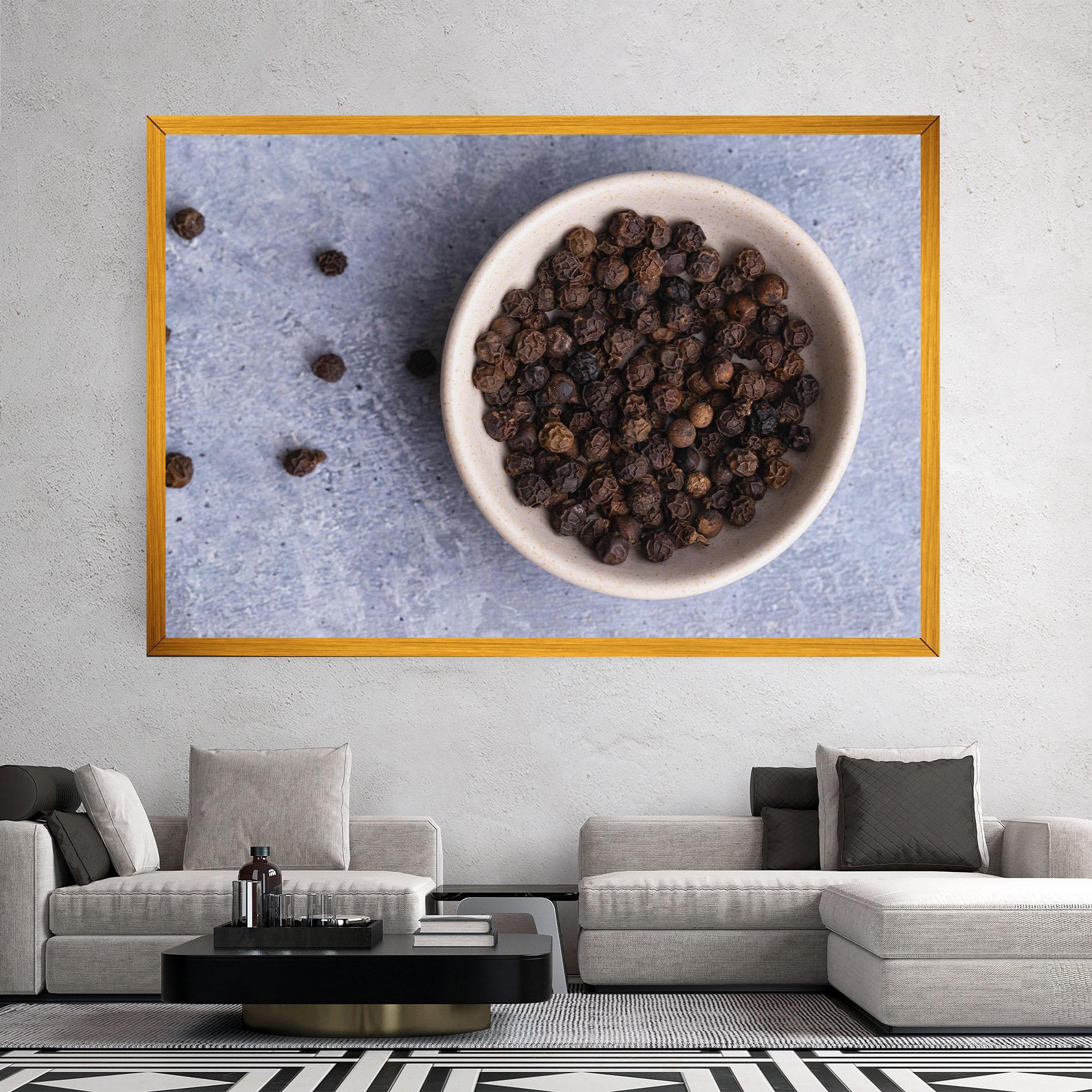 Vászonkép Black Pepper mockup 2