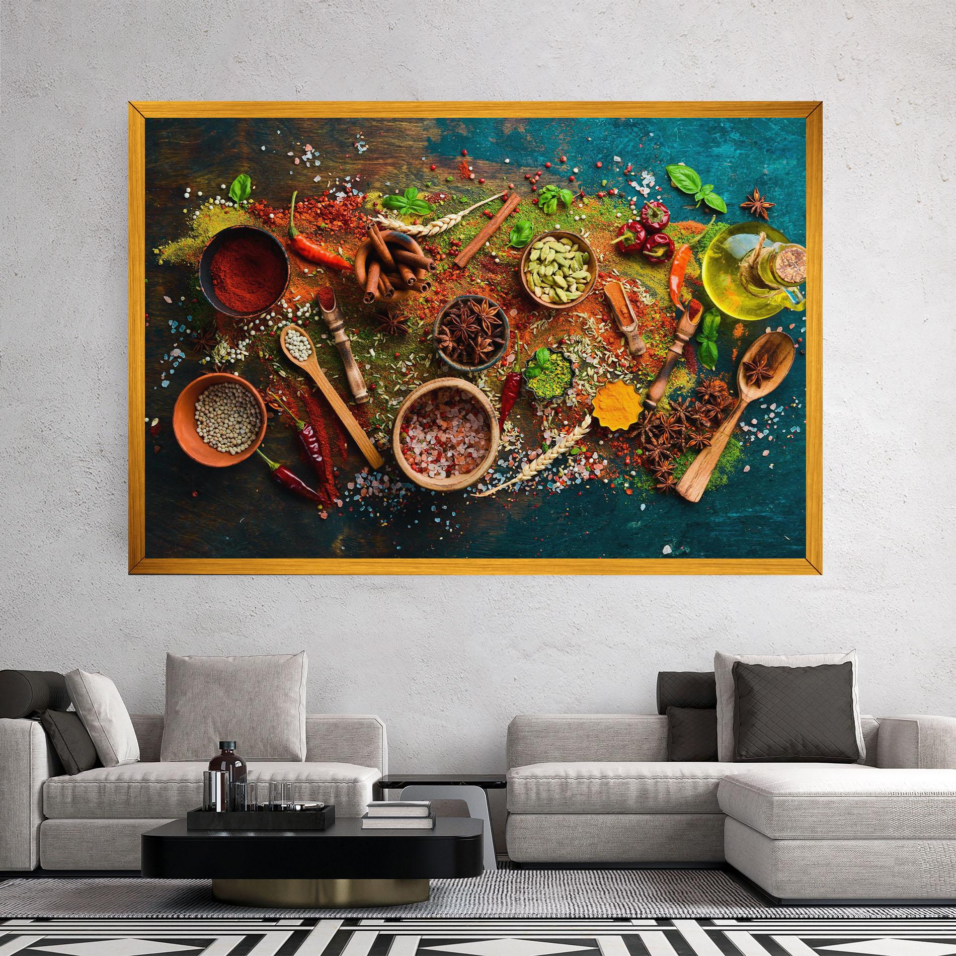 Vászonkép Seasonings Mix mockup 2