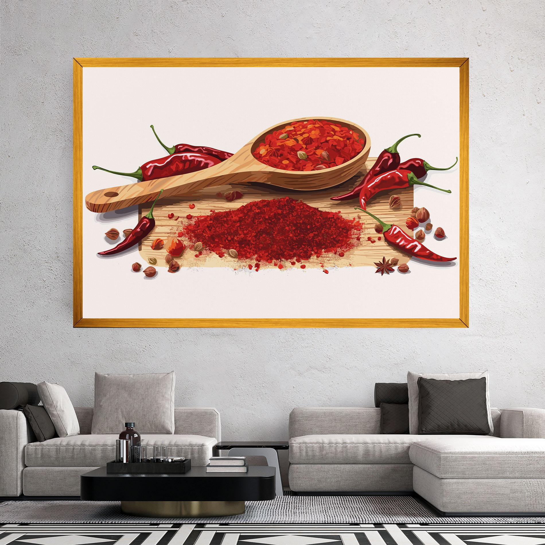 Vászonkép Spoon Of Papper mockup 2