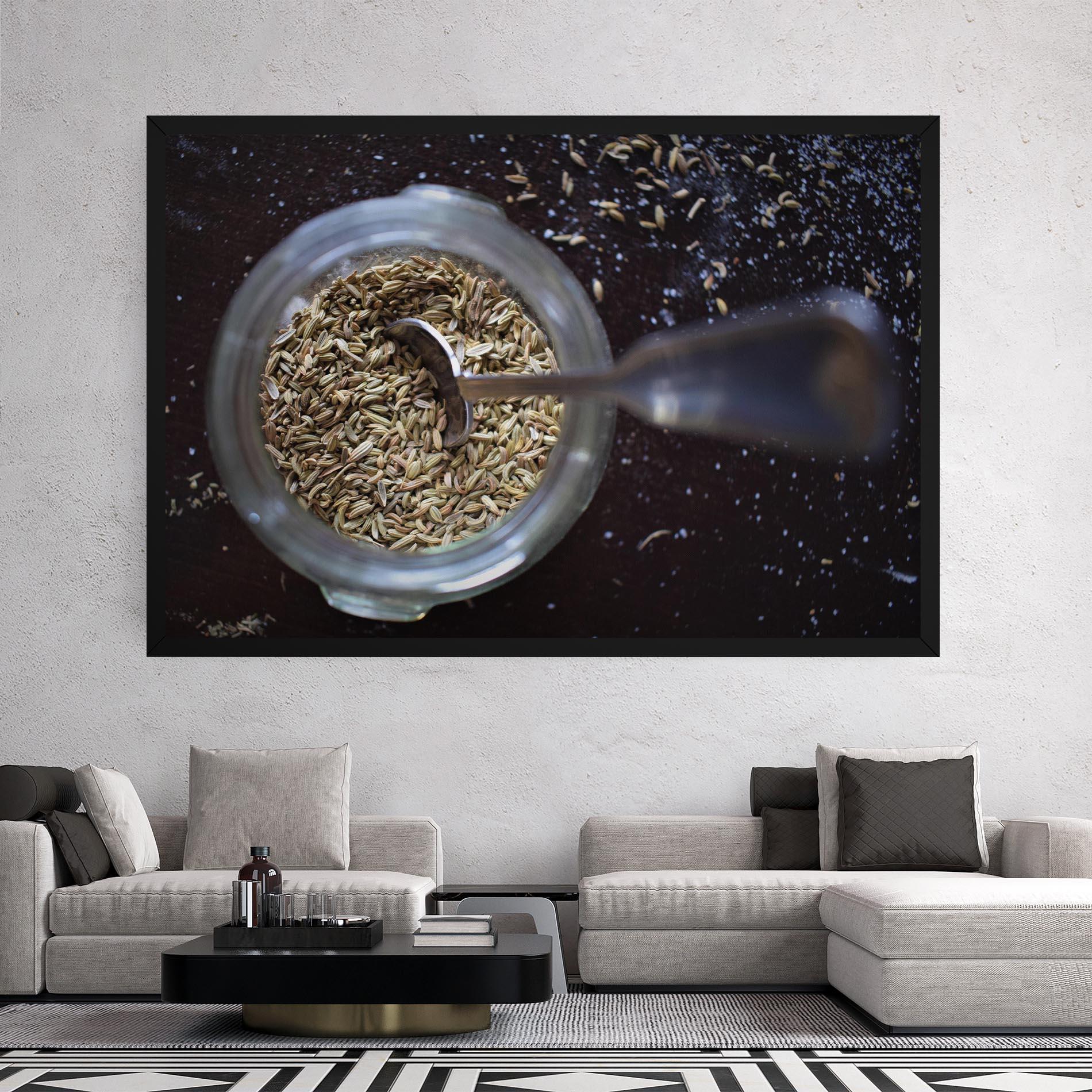 Vászonkép Jar With Spices mockup 2